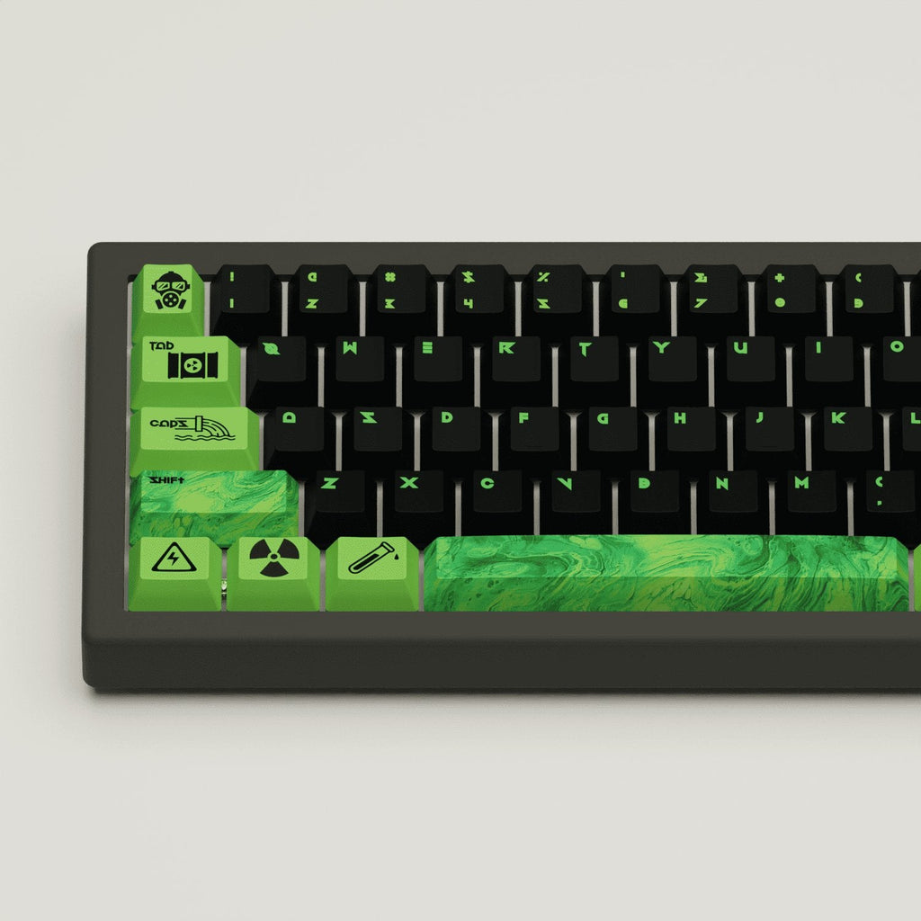 Toxic Design Keycaps and Mechanical Keyboard