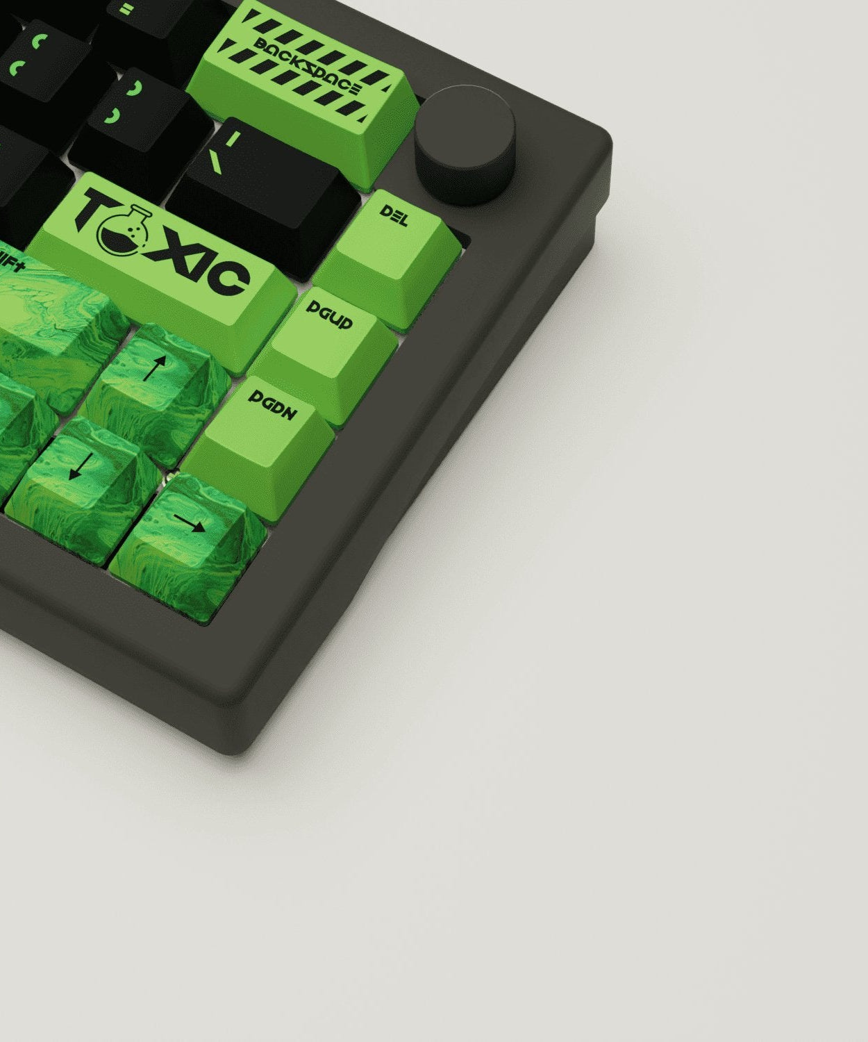 Toxic Design Keycaps and Mechanical Keyboard
