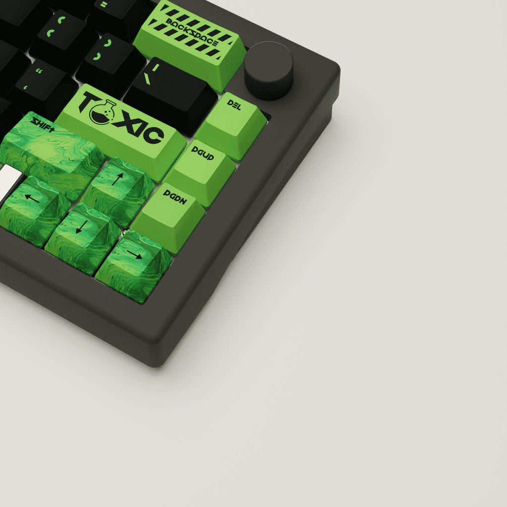 Toxic Design Keycaps and Mechanical Keyboard