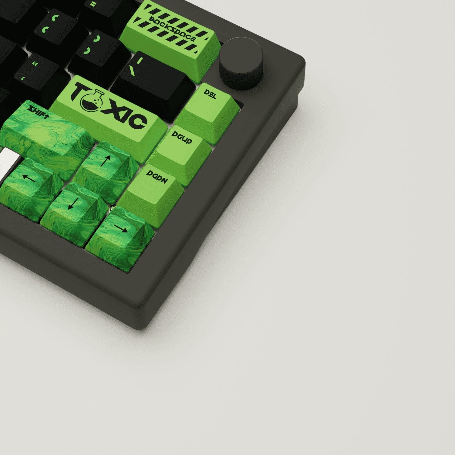 Toxic Design Keycaps and Mechanical Keyboard