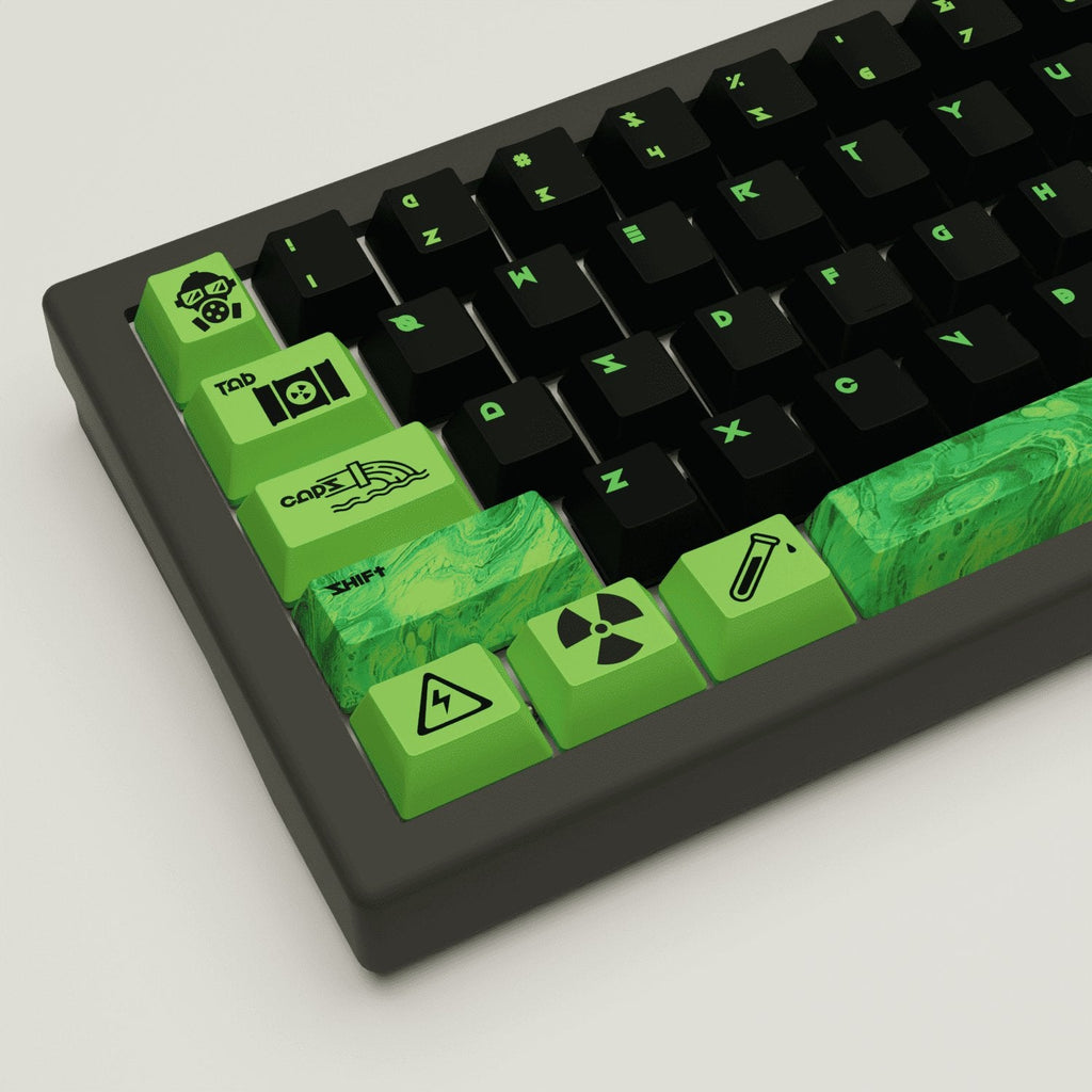 Toxic Design Keycaps and Mechanical Keyboard
