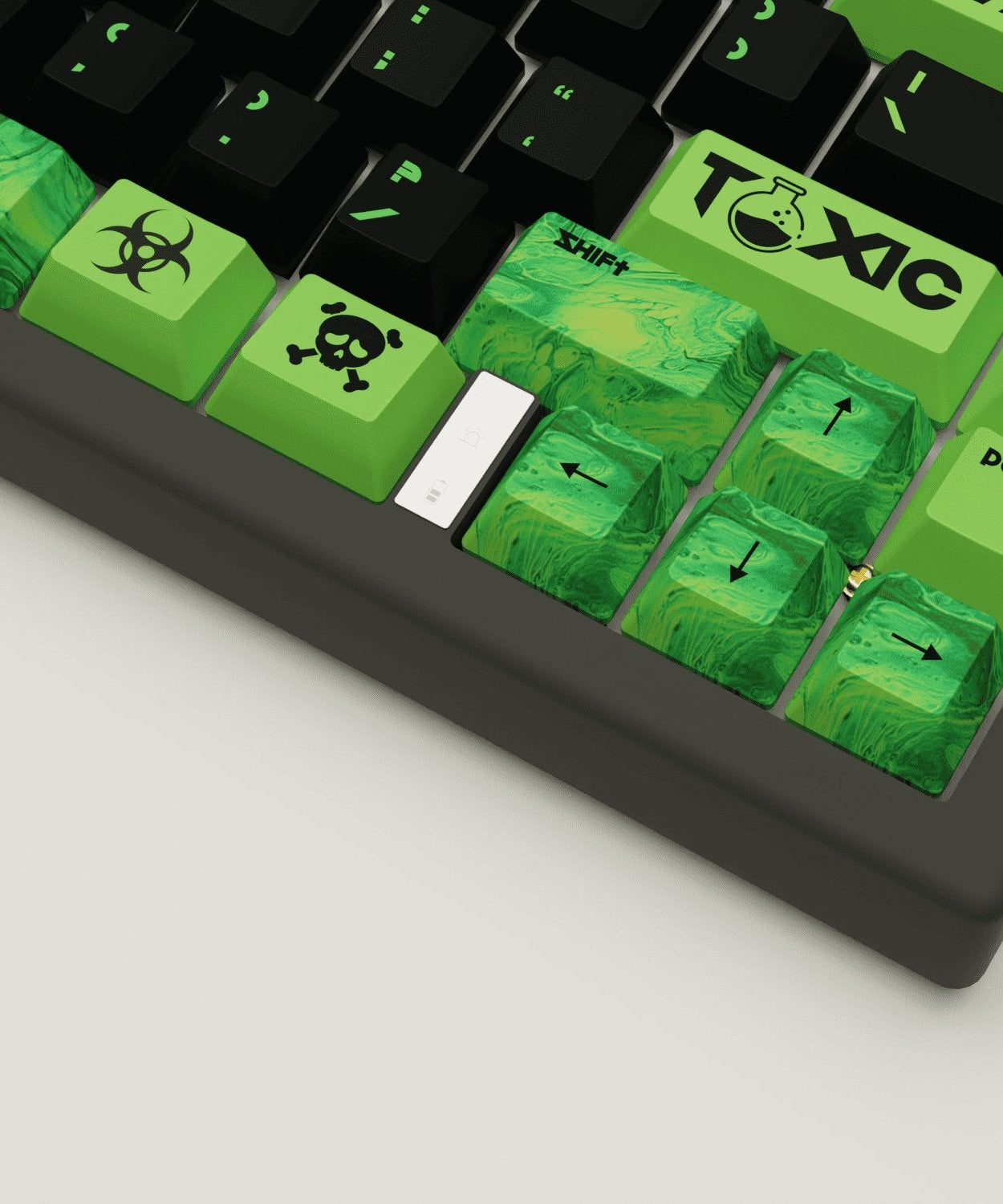 Toxic Design Keycaps and Mechanical Keyboard