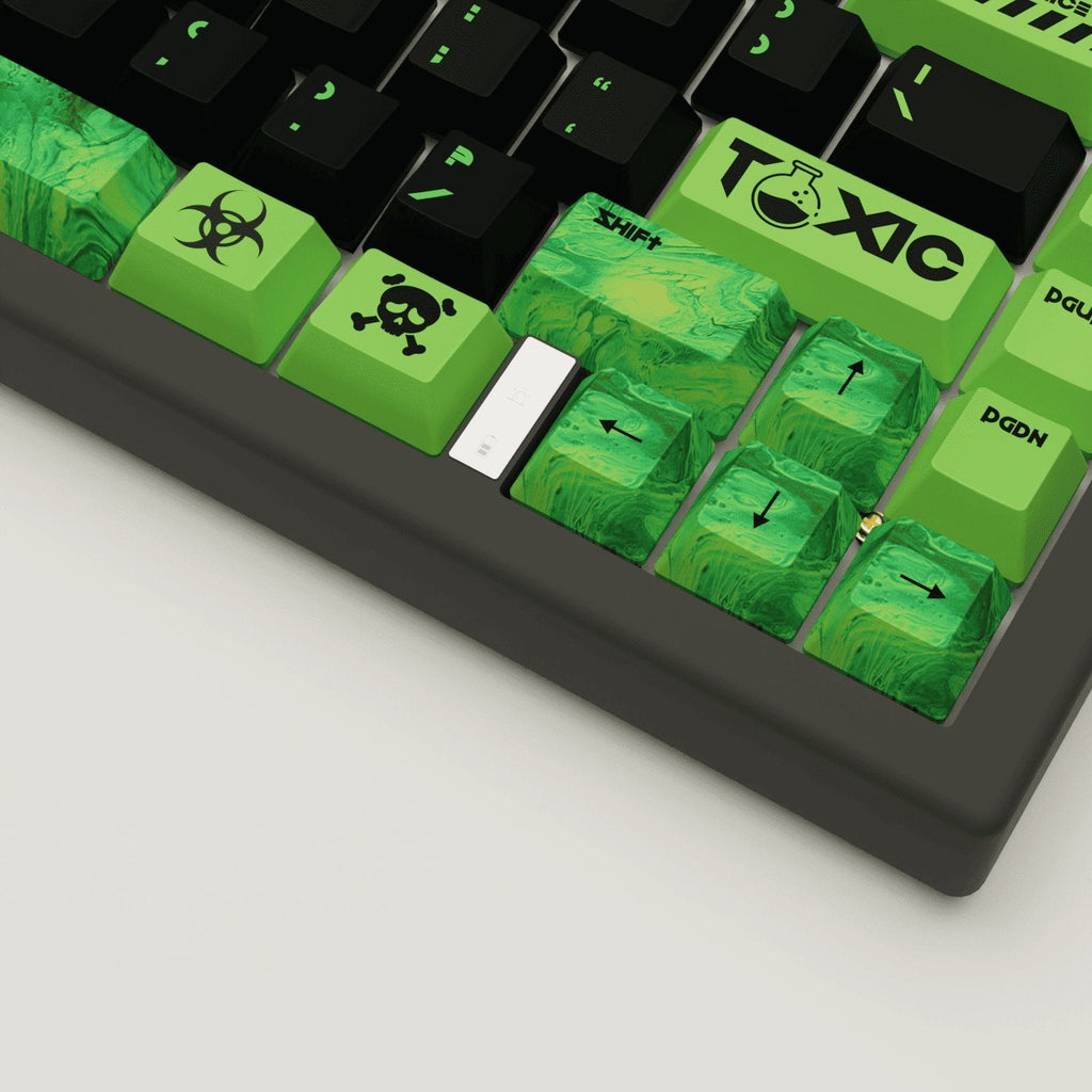Toxic Design Keycaps and Mechanical Keyboard