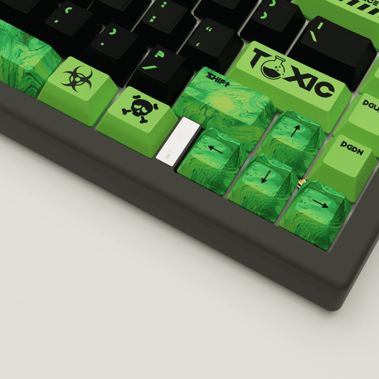 Toxic Design Keycaps and Mechanical Keyboard