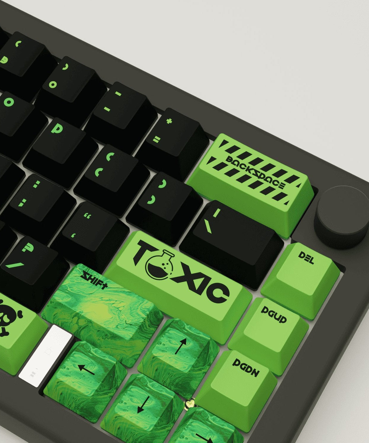 Toxic Design Keycaps and Mechanical Keyboard