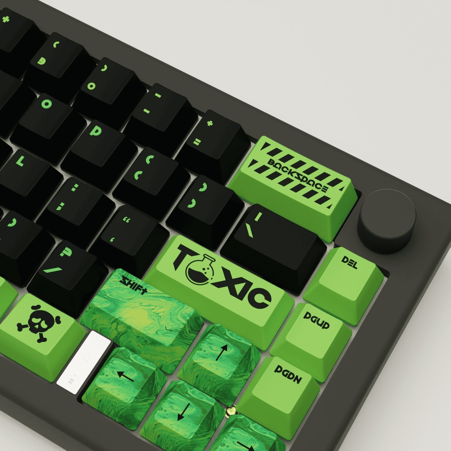 Toxic Design Keycaps and Mechanical Keyboard