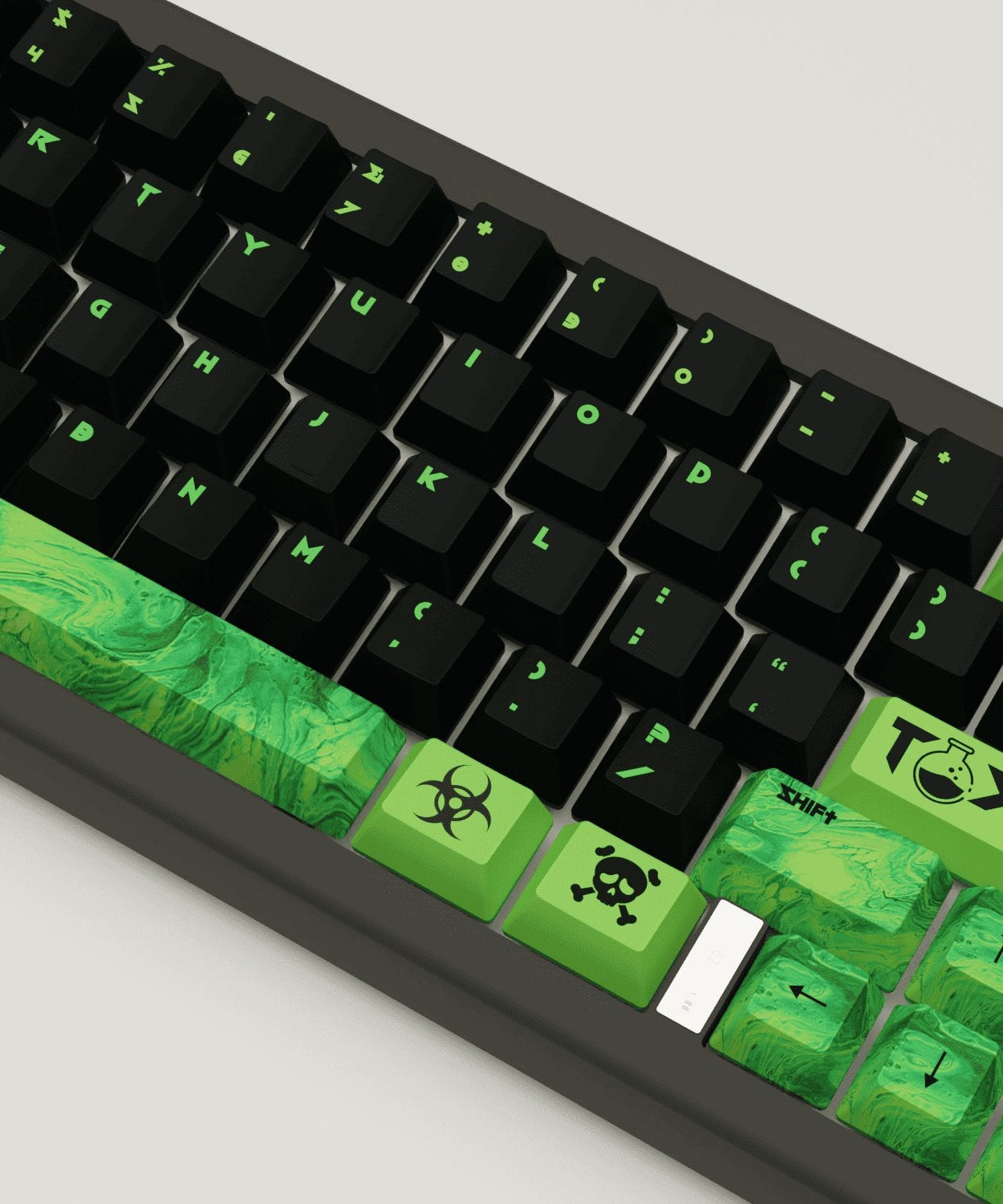 Toxic Design Keycaps and Mechanical Keyboard