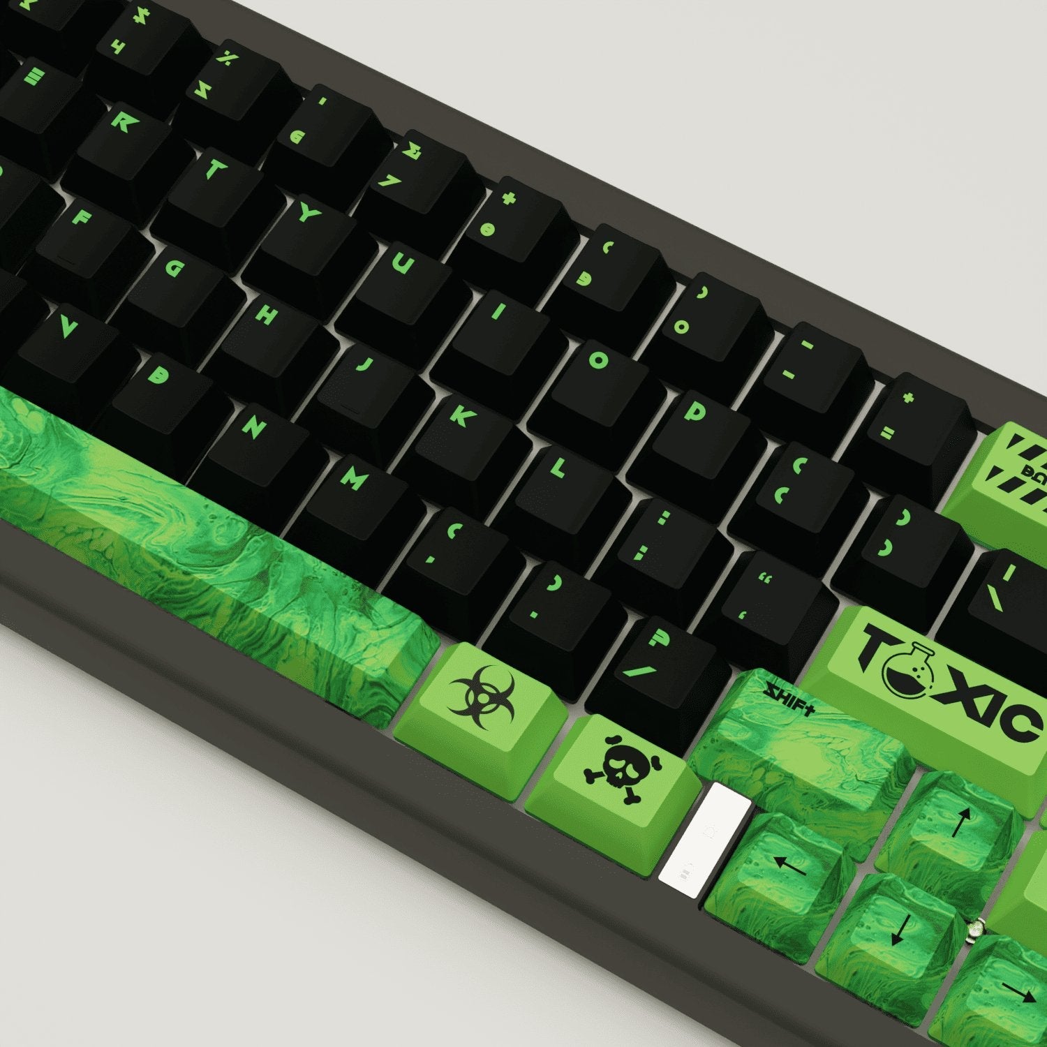 Toxic Design Keycaps and Mechanical Keyboard