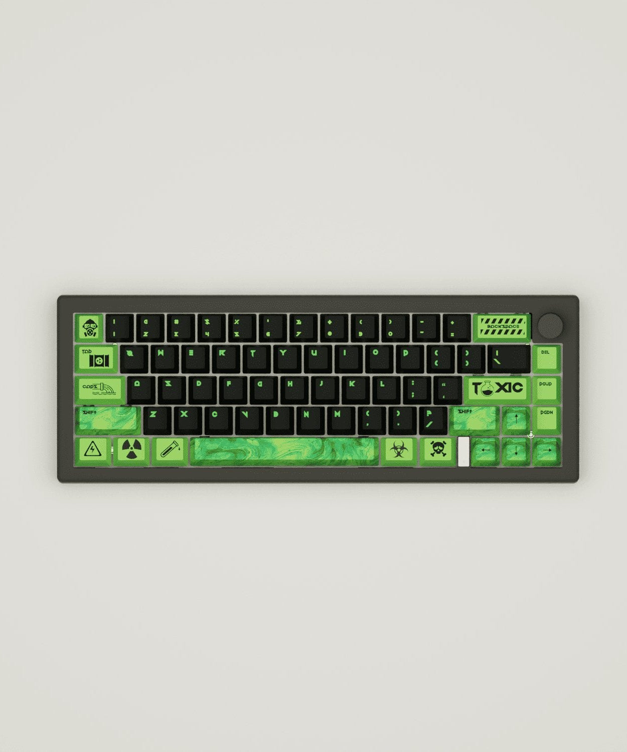 Toxic Design Keycaps and Mechanical Keyboard