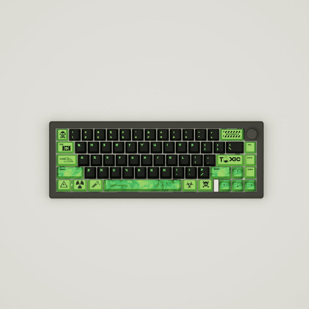 Toxic Design Keycaps and Mechanical Keyboard