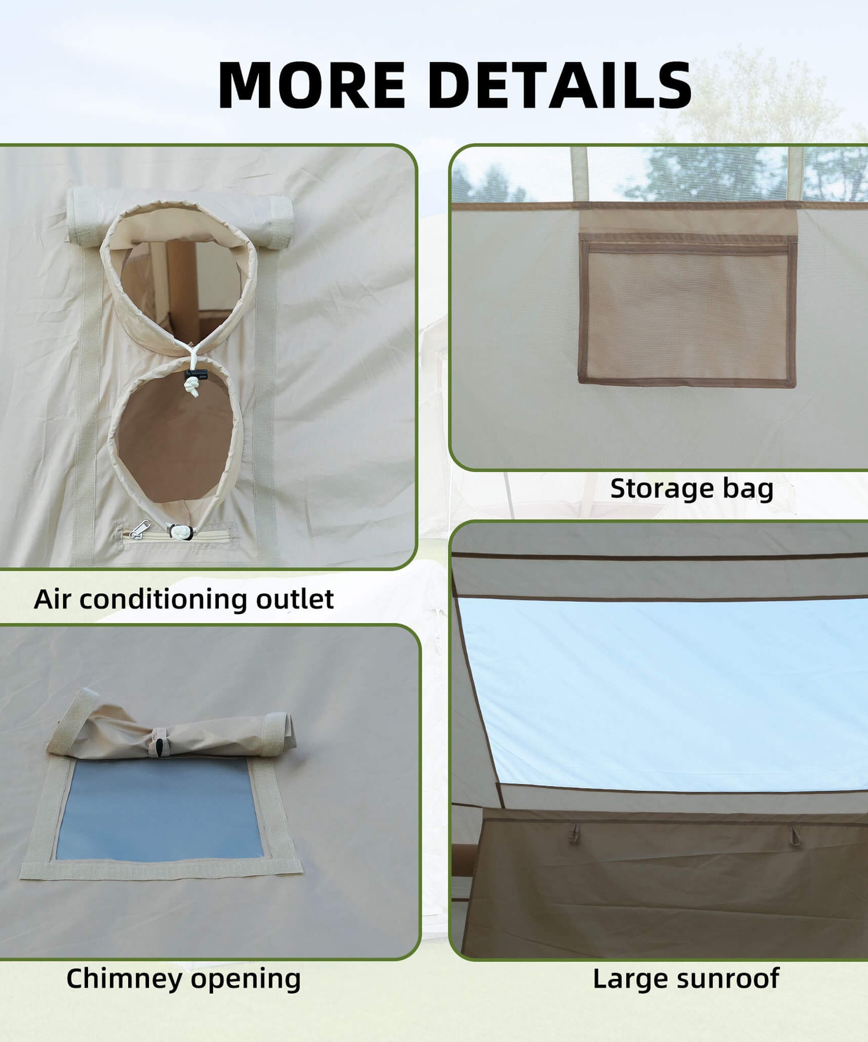 Trailora 4-Season Outdoor Inflatable Blow Up Camping Tent With Air Pump [4-6 People] (SAK46821)