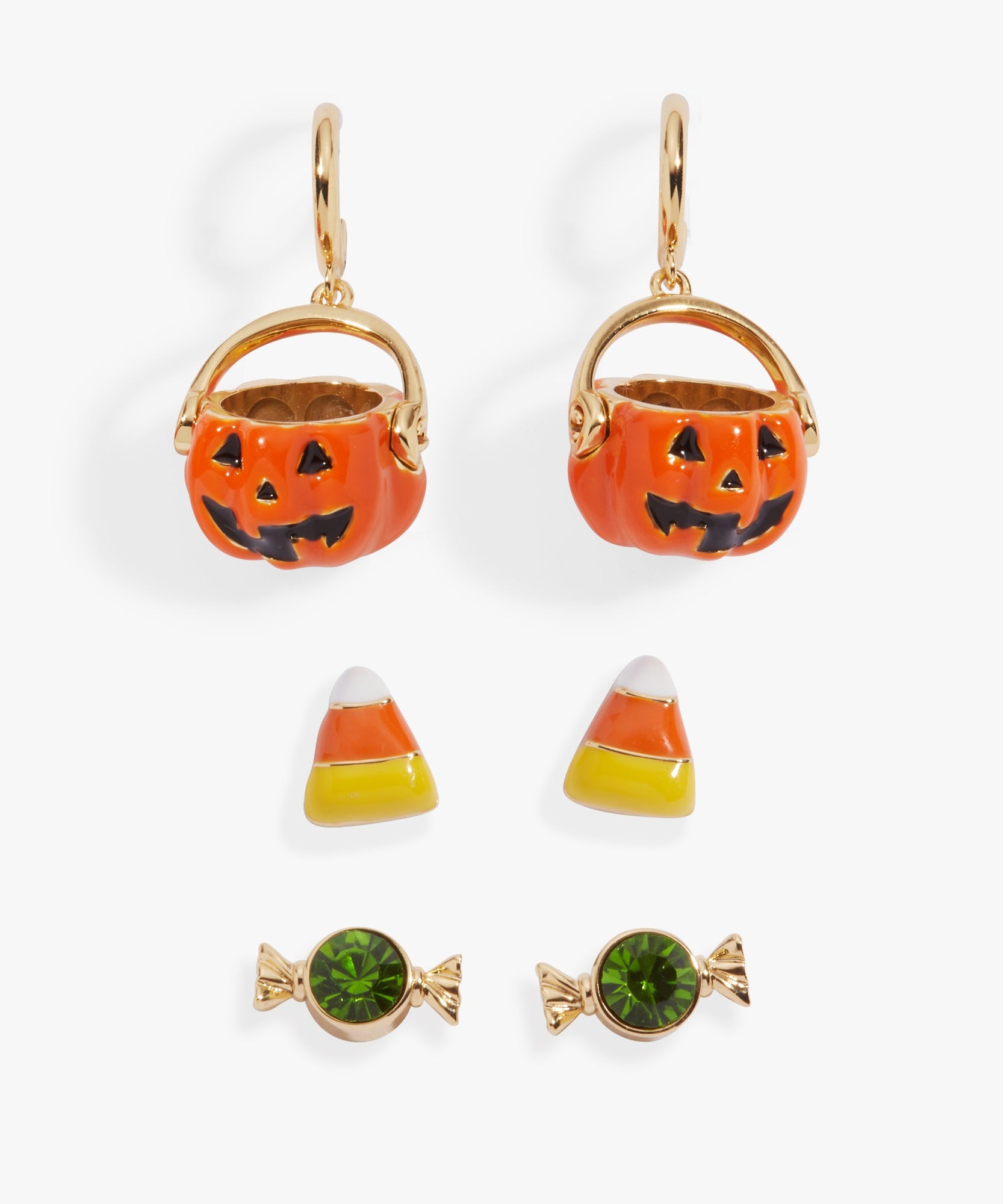 'Trick or Treat' Earring Set of 3