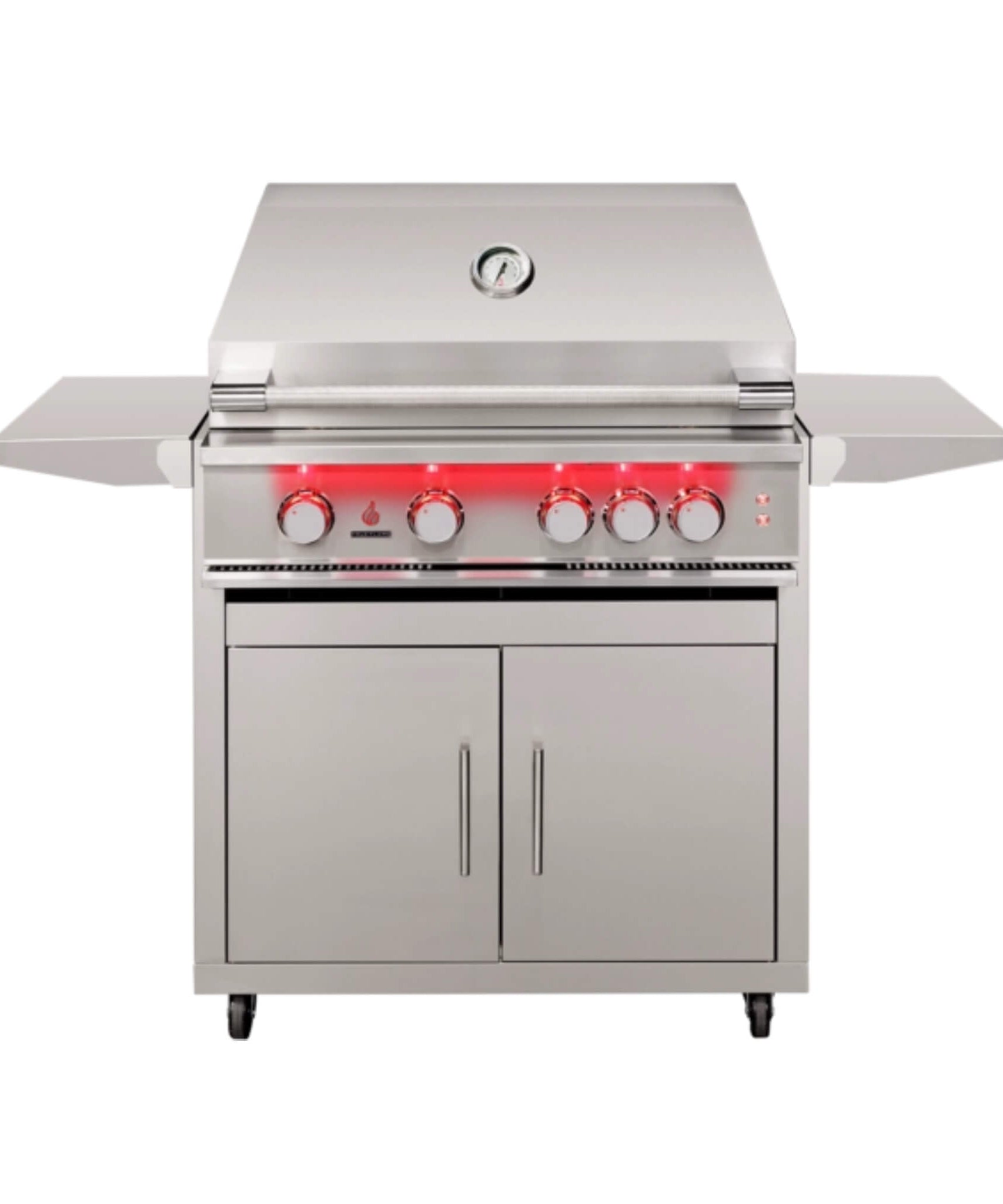 TrueFlame Built-In Stainless Steel Freestanding Gas Grills With Deluxe Cart [TF25/32/40] (SAK76845)