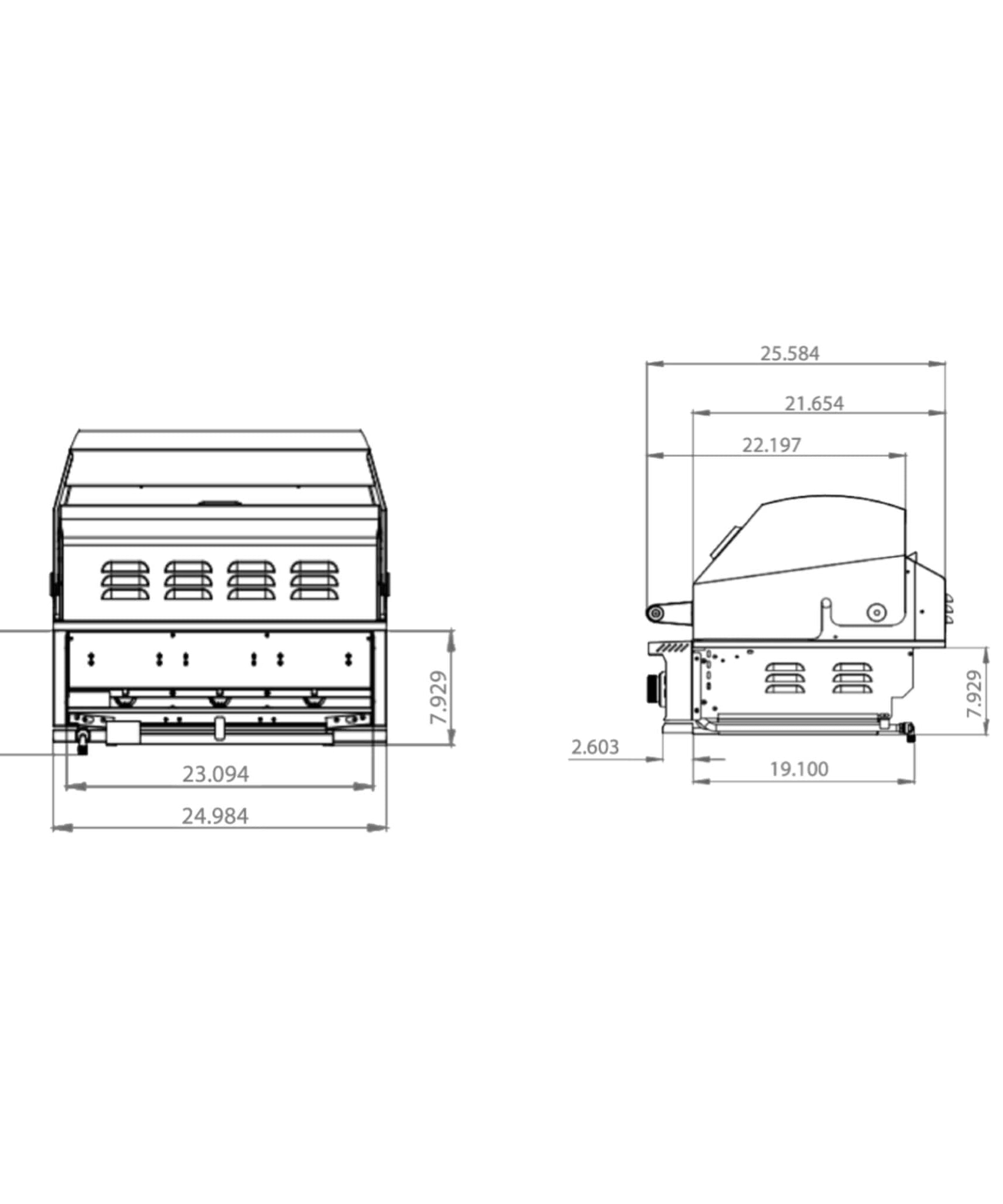 TrueFlame E-Series Built-In Stainless Steel Gas Grill [TFE25/32] (SAK13784)