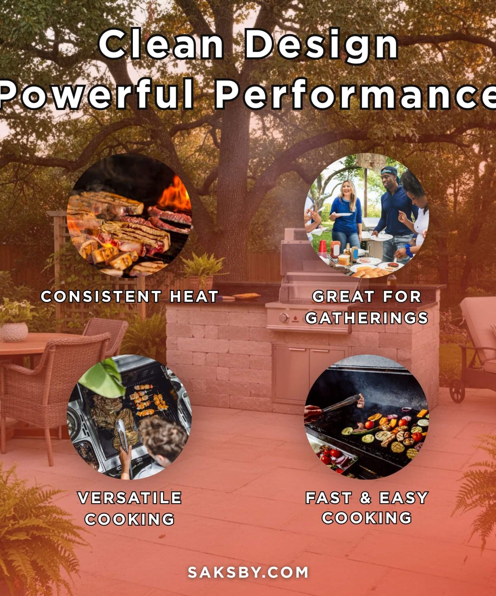 TrueFlame E-Series Built-In Stainless Steel Gas Grill [TFE25/32] (SAK13784)
