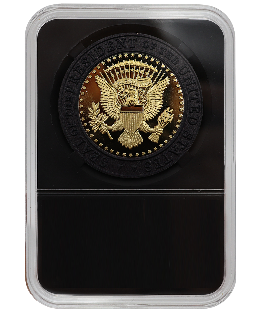 Trump Schwarz & Gold Münze