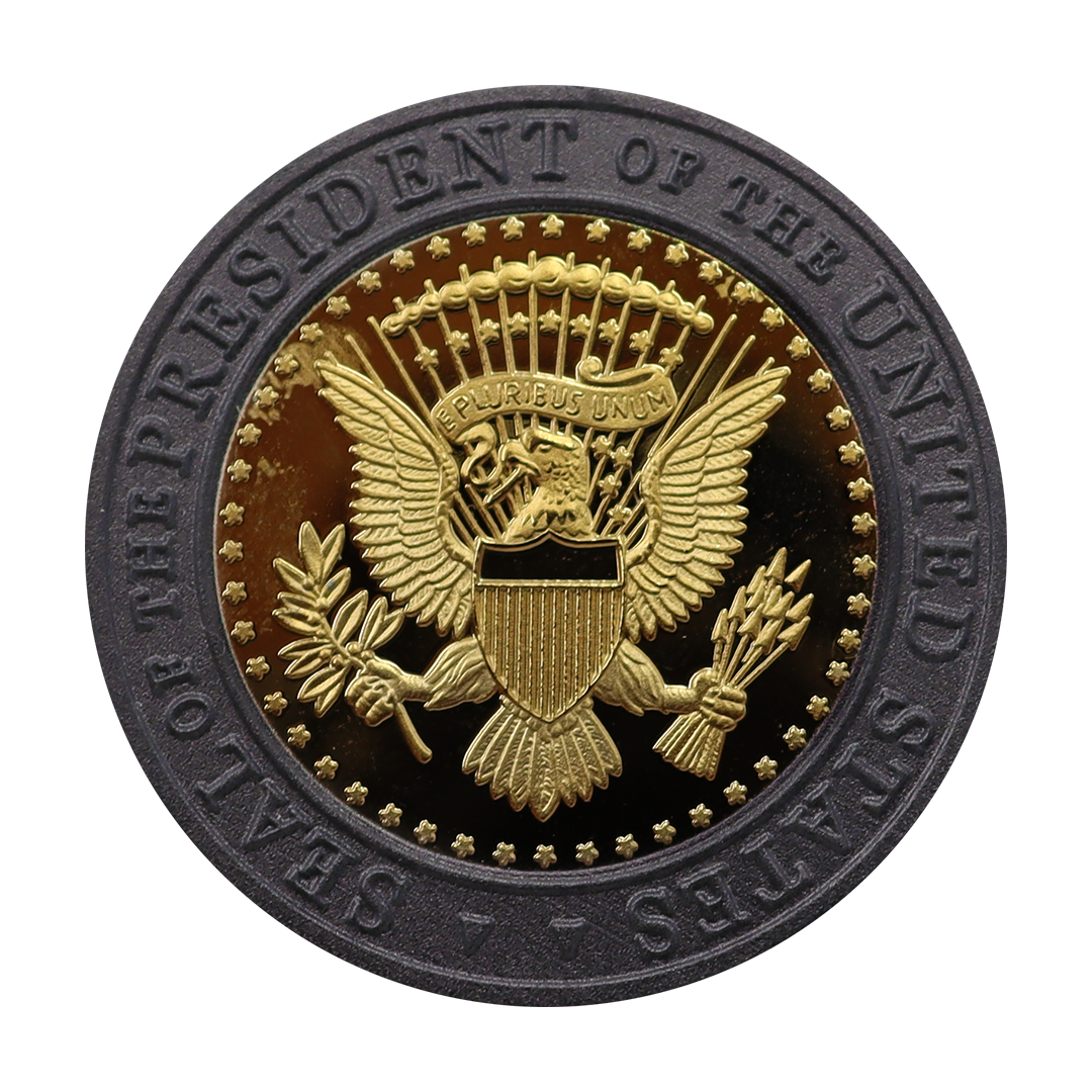 Trump Schwarz & Gold Münze