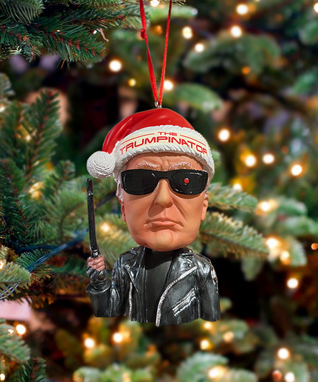 The Trumpinator Christmas Ornament