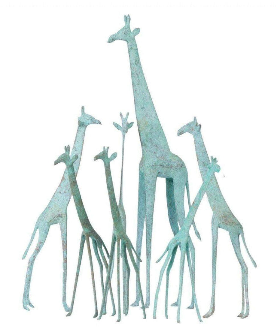 Tuareg Brass Giraffes Figurines