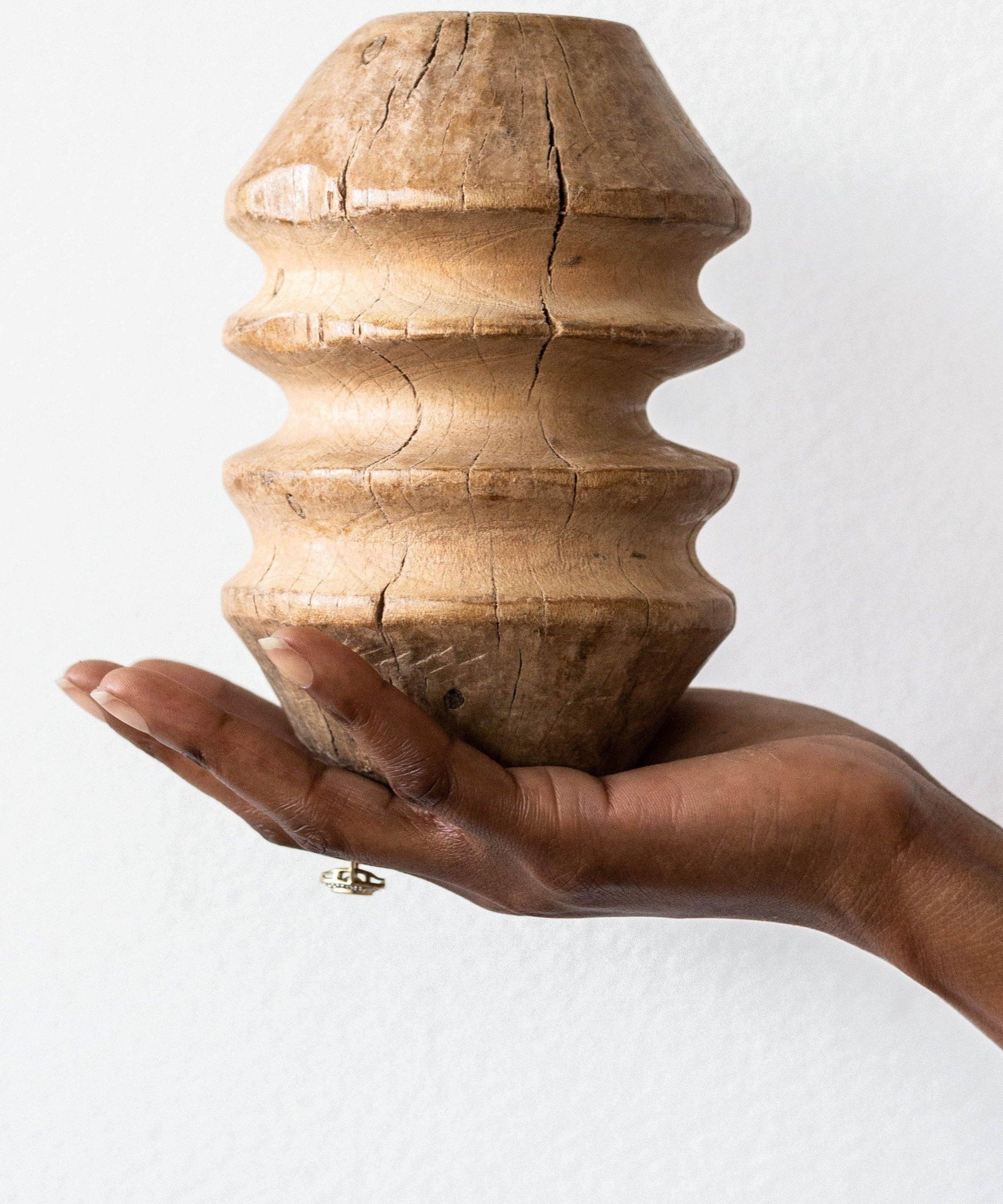 Tuareg Natural Petrified Wood Pulley