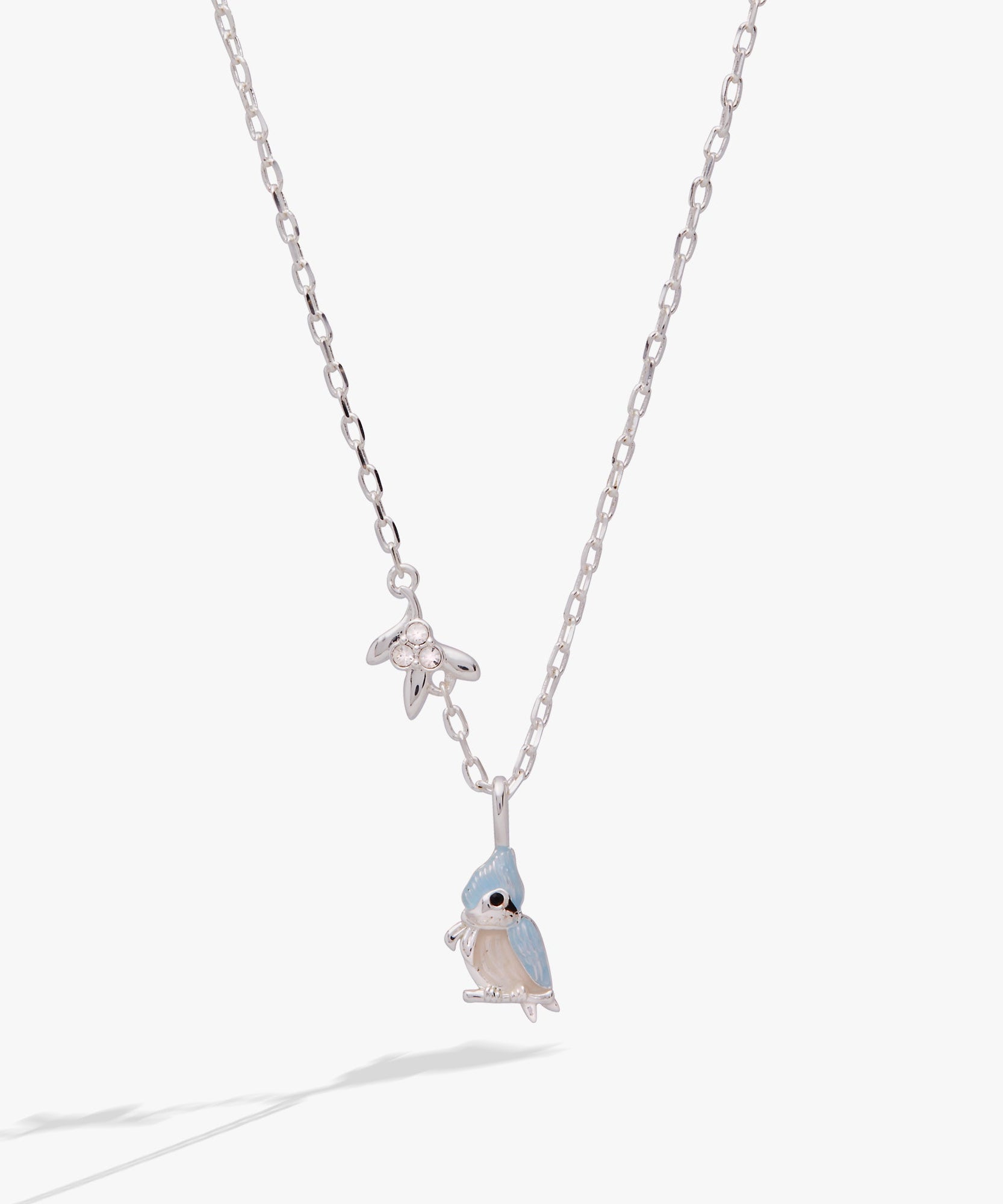 Tufted Titmouse Bird Pendant Necklace