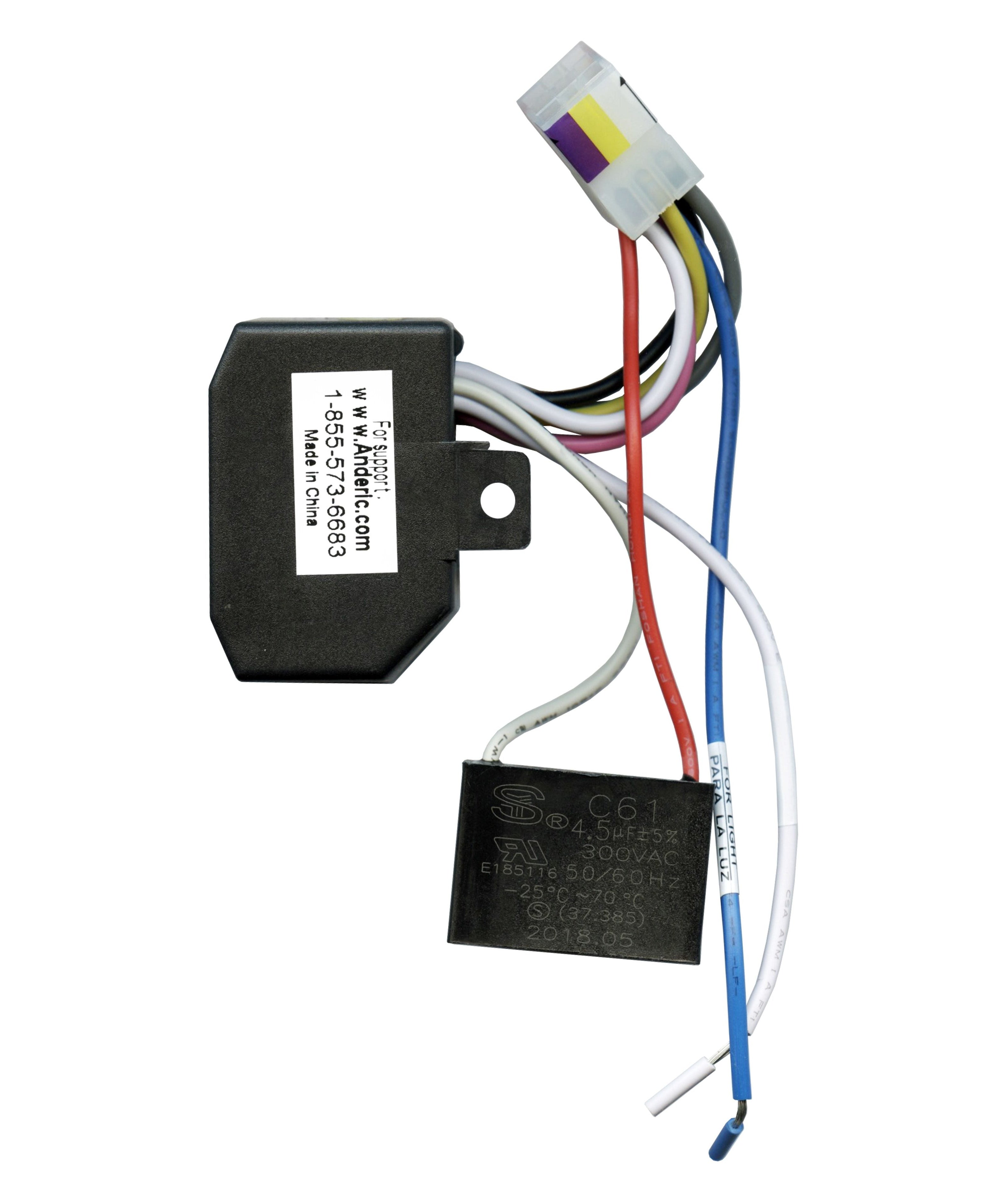 Anderic UC7067REVB Universal Replacement Ceiling Fan Reverse Module for UC7067-REV-B and Other Variations