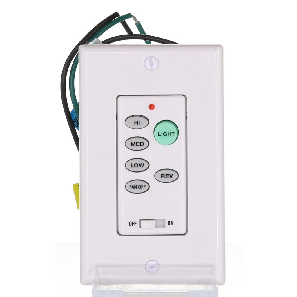 Anderic Wired Wall Switch Universal 3-Speed Ceiling Fan Remote Control Kit | UC9051T-WIRED/UC7067FMRX