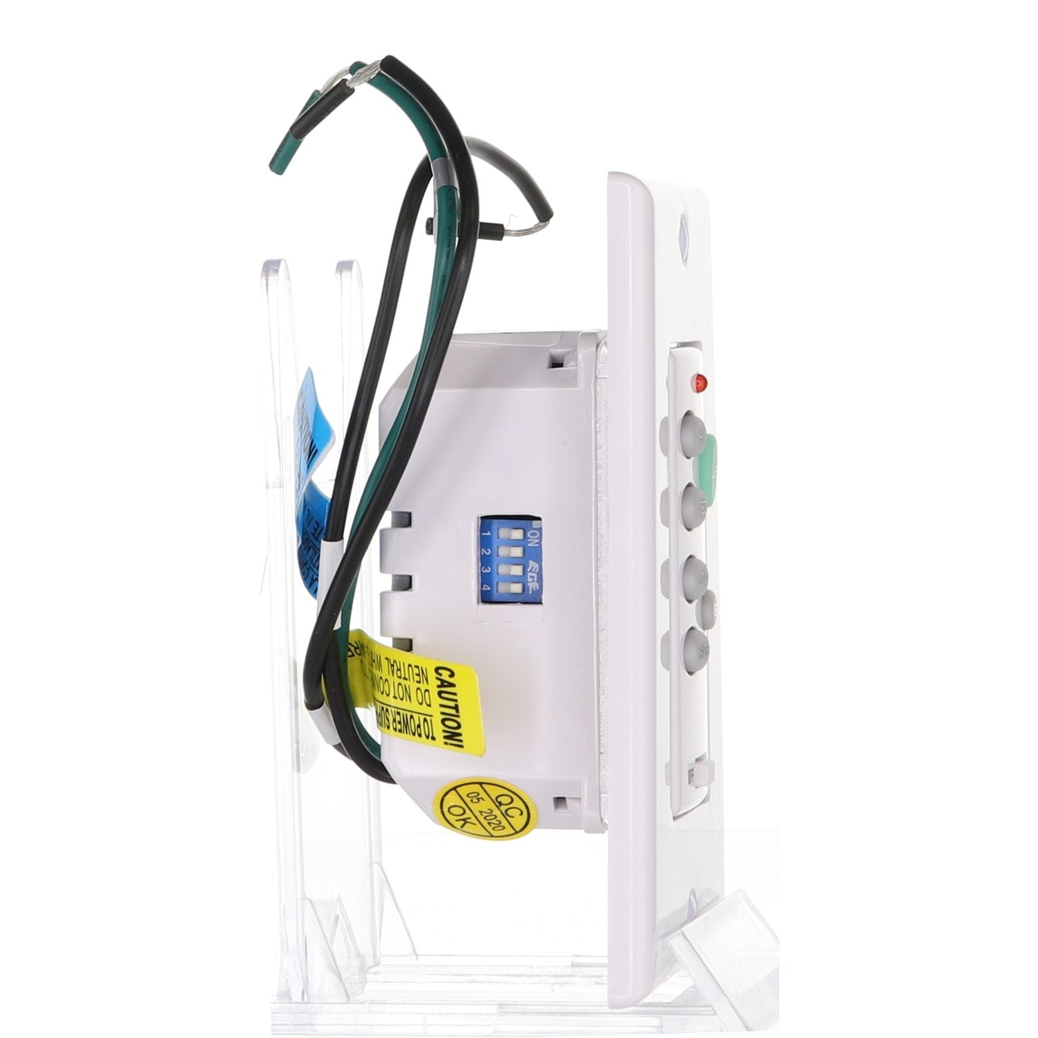 Anderic Wired Wall Switch Universal 3-Speed Ceiling Fan Remote Control Kit | UC9051T-WIRED/UC7067FMRX