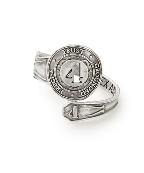 Number 4 Spoon Ring | Precise, Trust, and Grounded