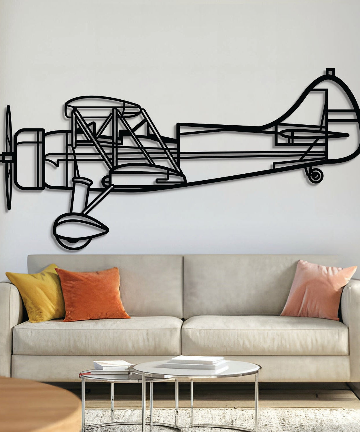 UPF-7 Metallflugzeug-Wandkunst - NCP0606