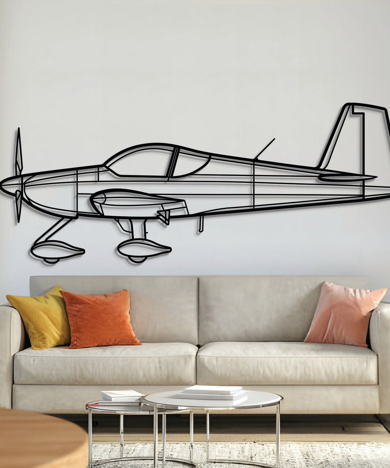 RV-14A Metallflugzeug-Wandkunst - NCP0246
