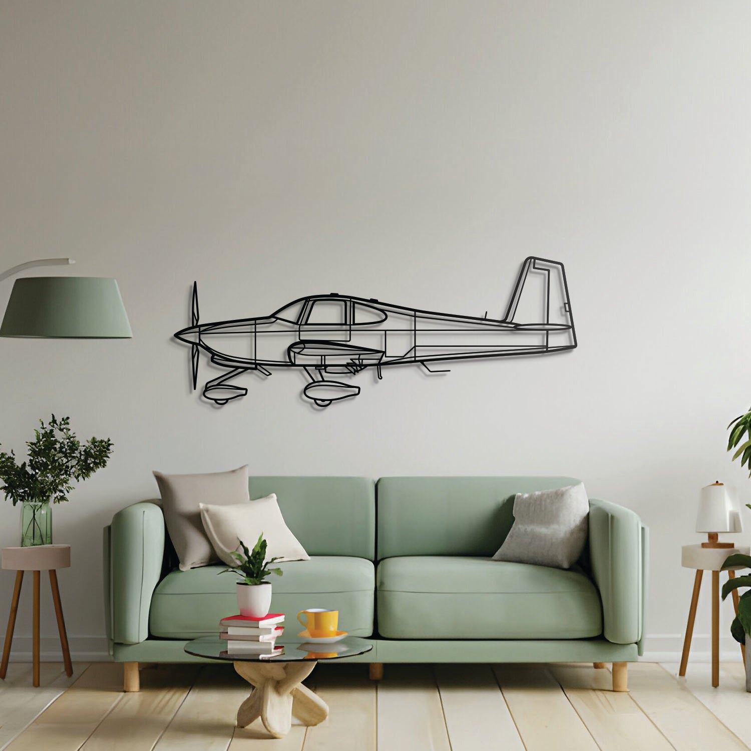 Wandkunst aus Metall für das Flugzeug RV-10 - NCP0123