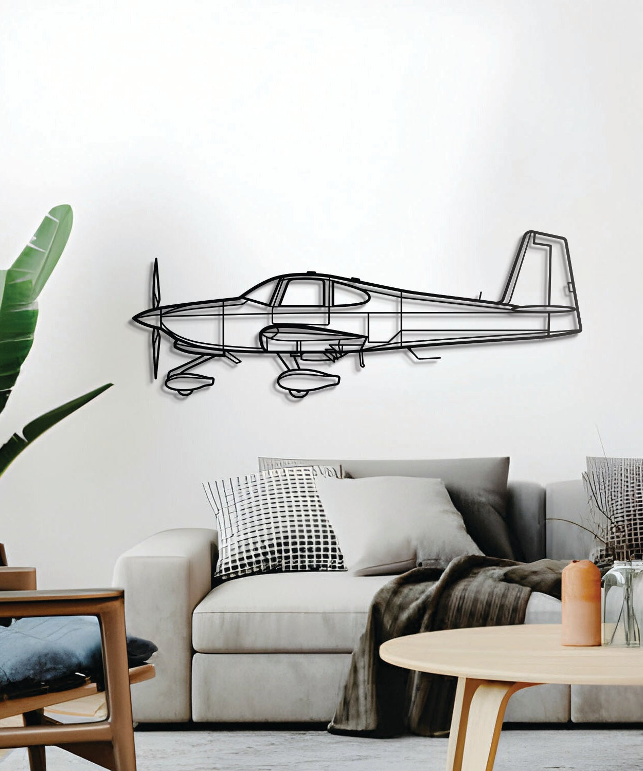 Wandkunst aus Metall für das Flugzeug RV-10 - NCP0123