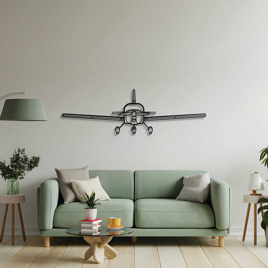 RV-12iS Front Metal Aircraft Wall Art - NCP0296