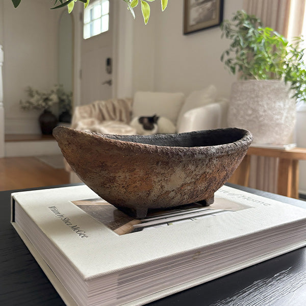 Erdige Strukturvase