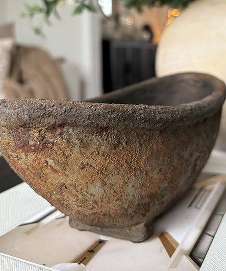 Erdige Strukturvase