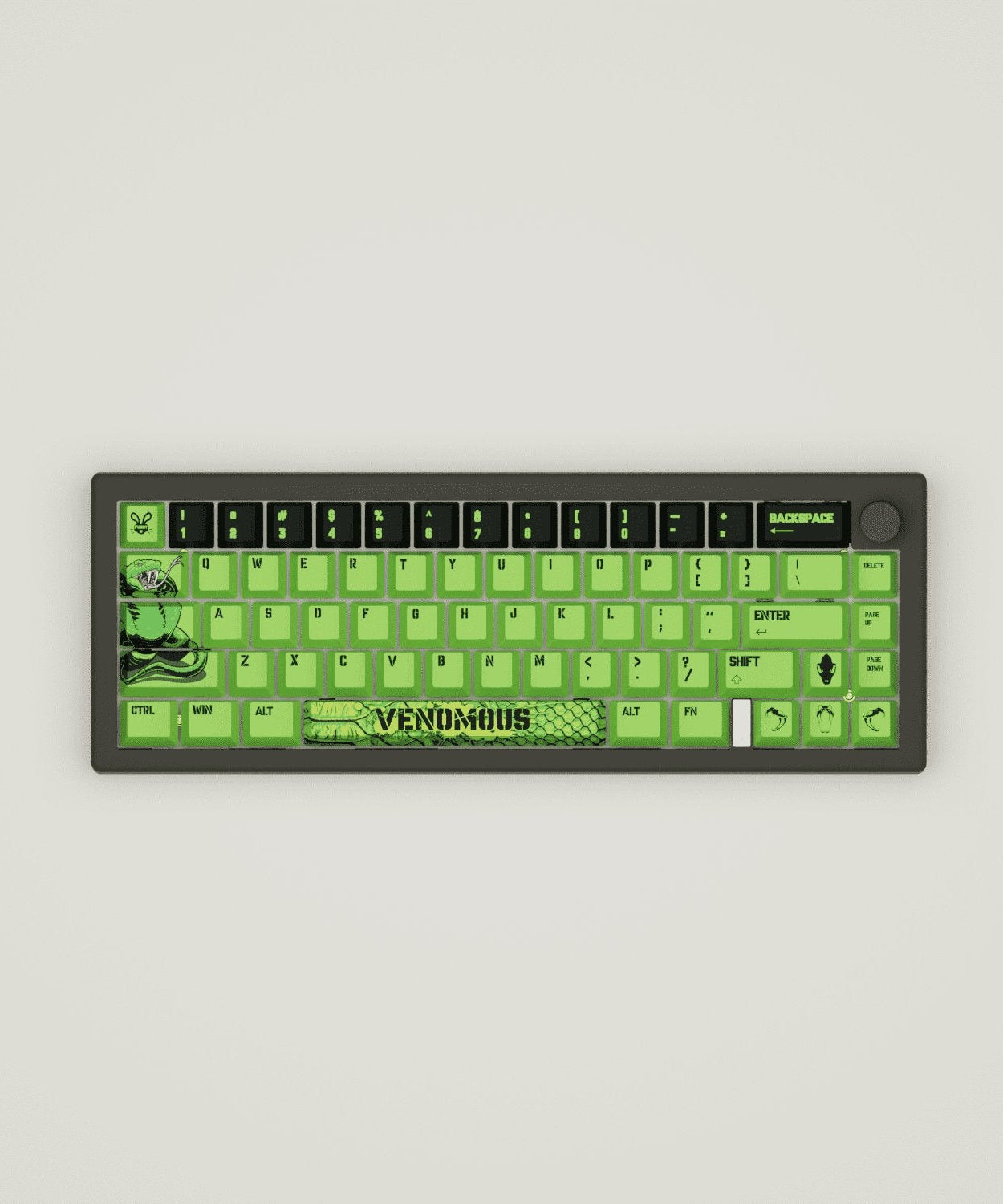Venomous Design Keycaps and Mechanical Keyboard
