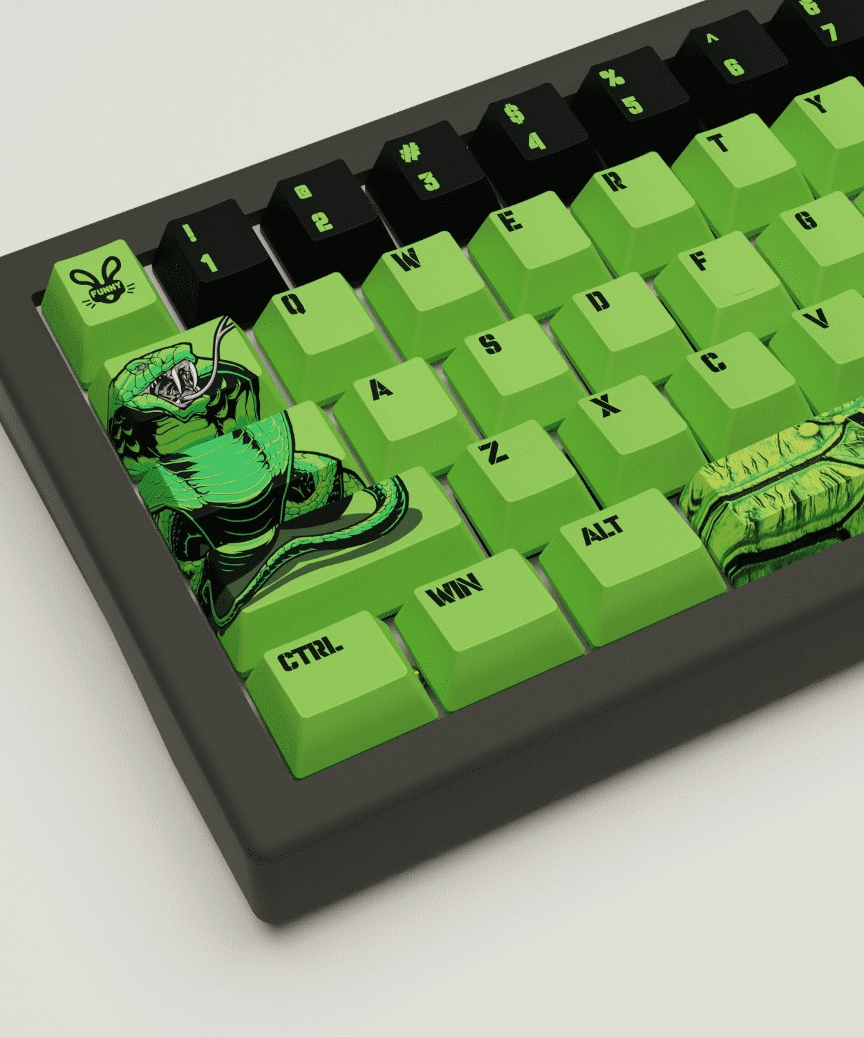 Venomous Design Keycaps and Mechanical Keyboard