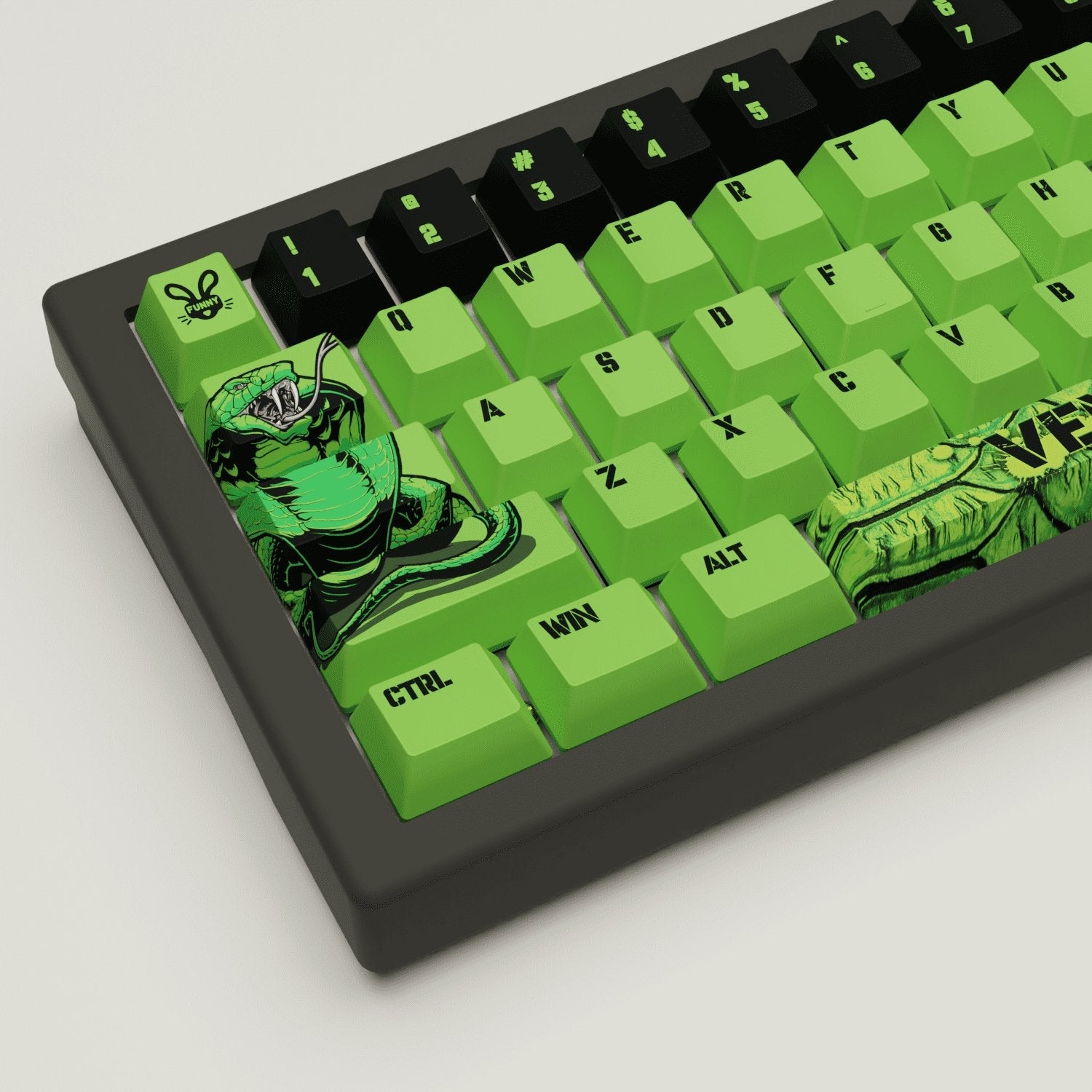 Venomous Design Keycaps and Mechanical Keyboard