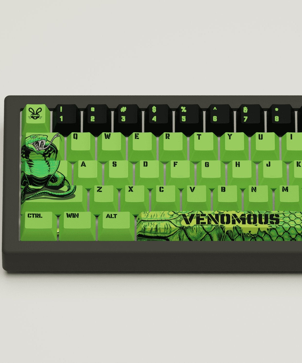 Venomous Design Keycaps and Mechanical Keyboard