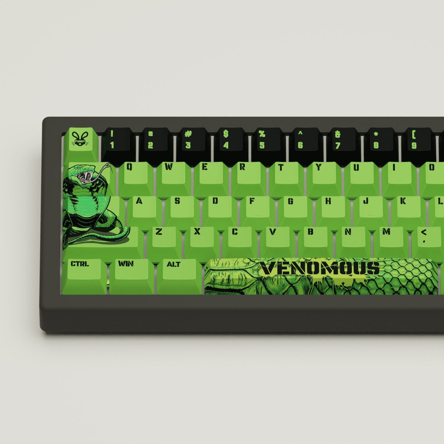 Venomous Design Keycaps and Mechanical Keyboard