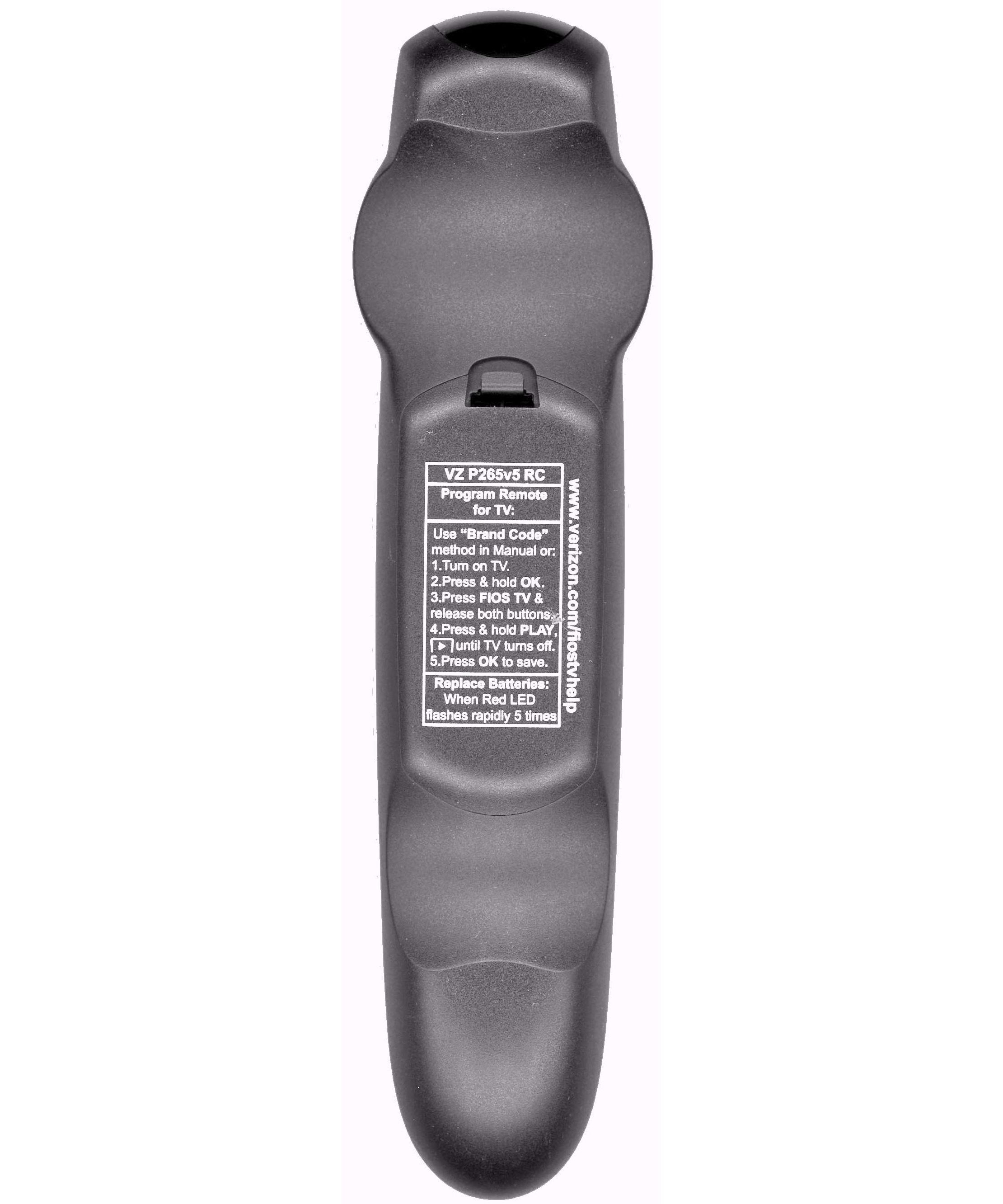 Verizon P265v5 FiOS Cable TV Remote Control - P265v5