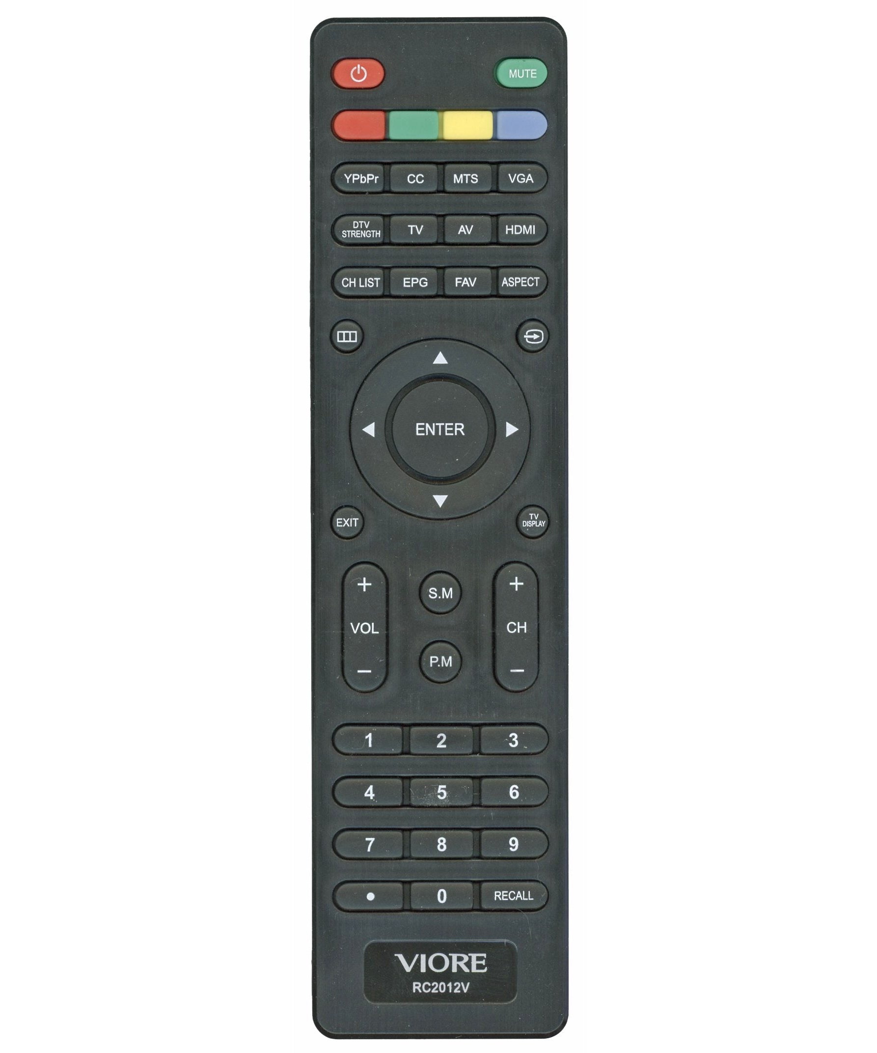 Viore RC2012V TV Remote Control