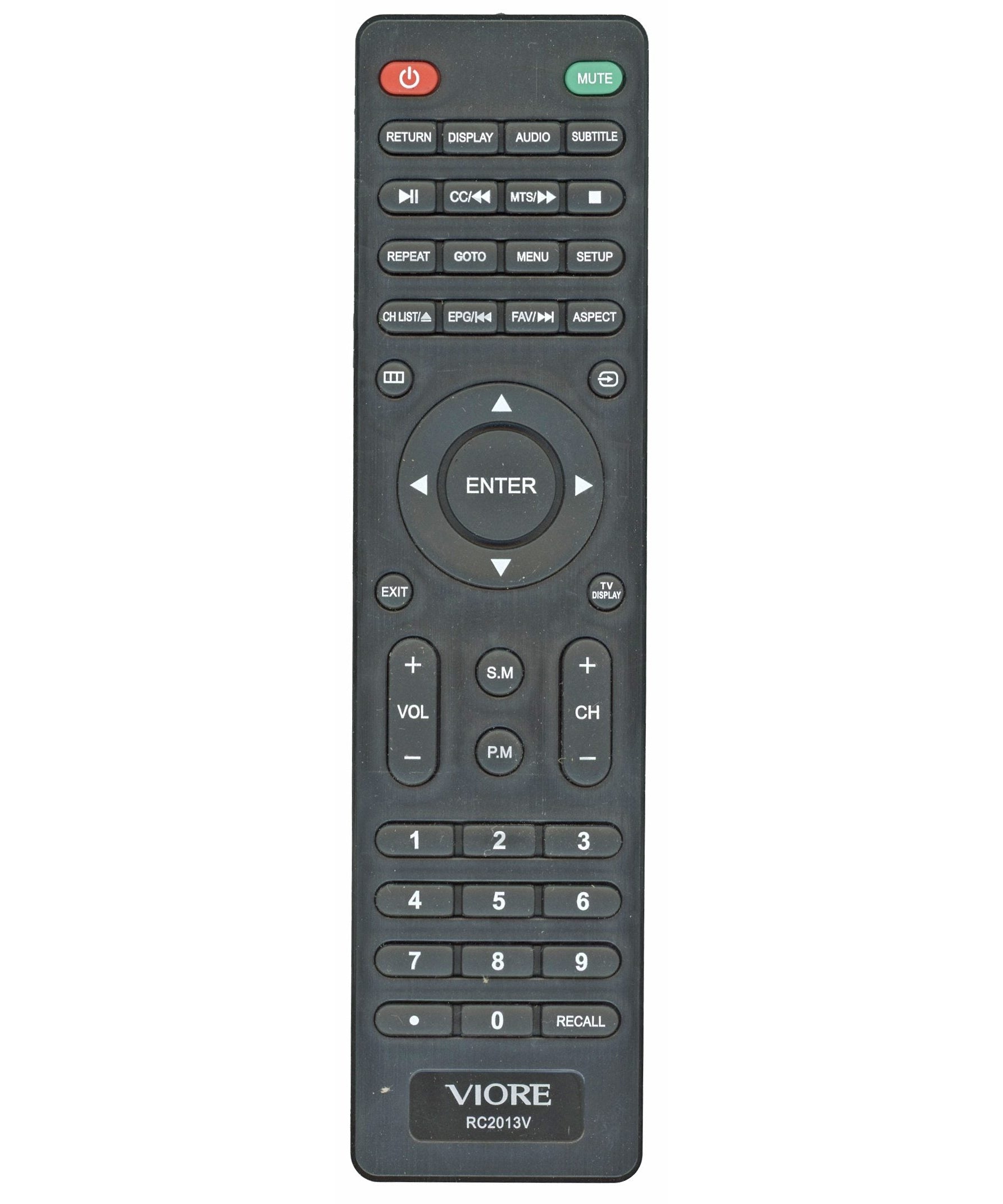 Viore RC2013V TV Remote Control