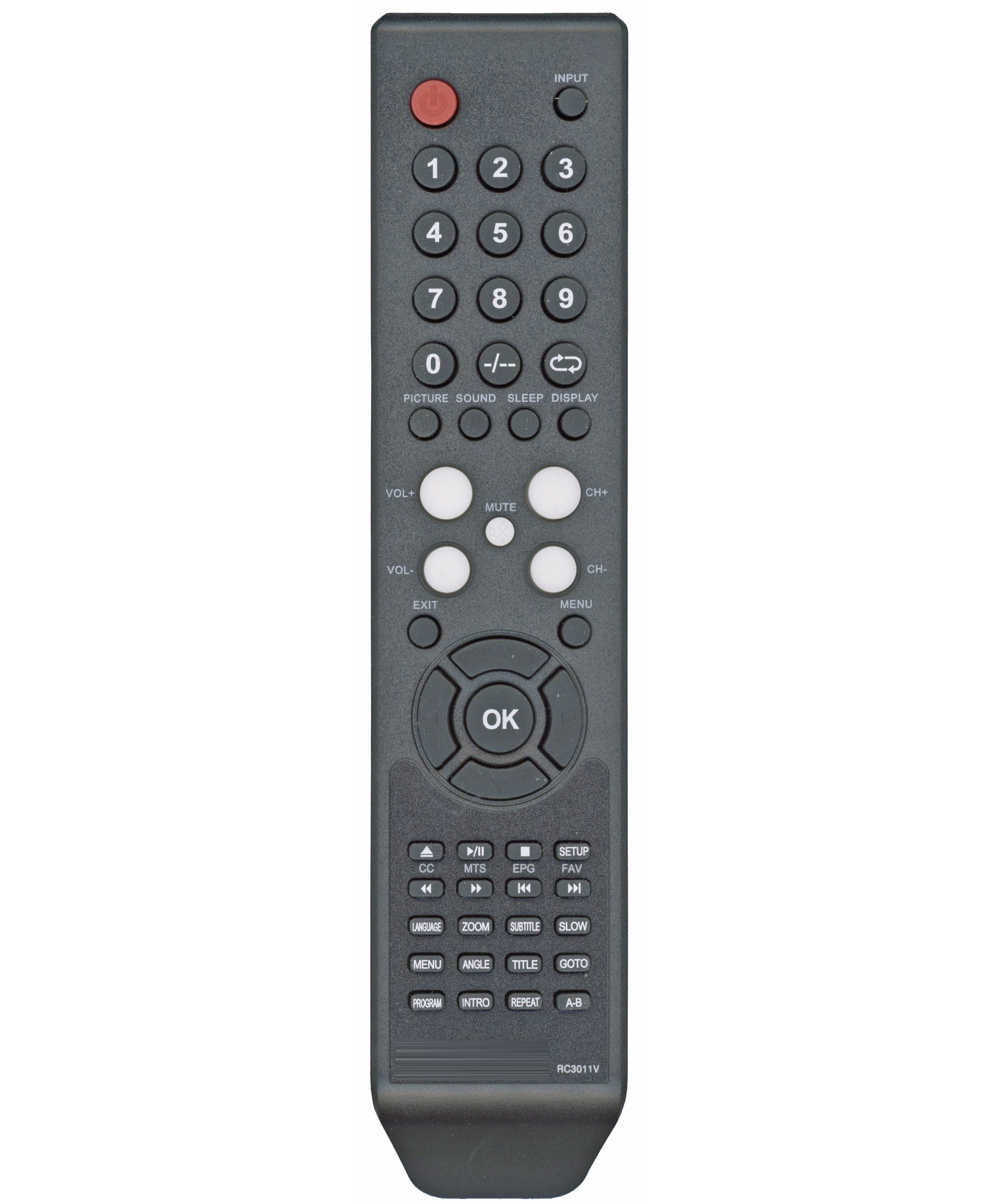 Viore RC3011V TV/DVD Remote Control