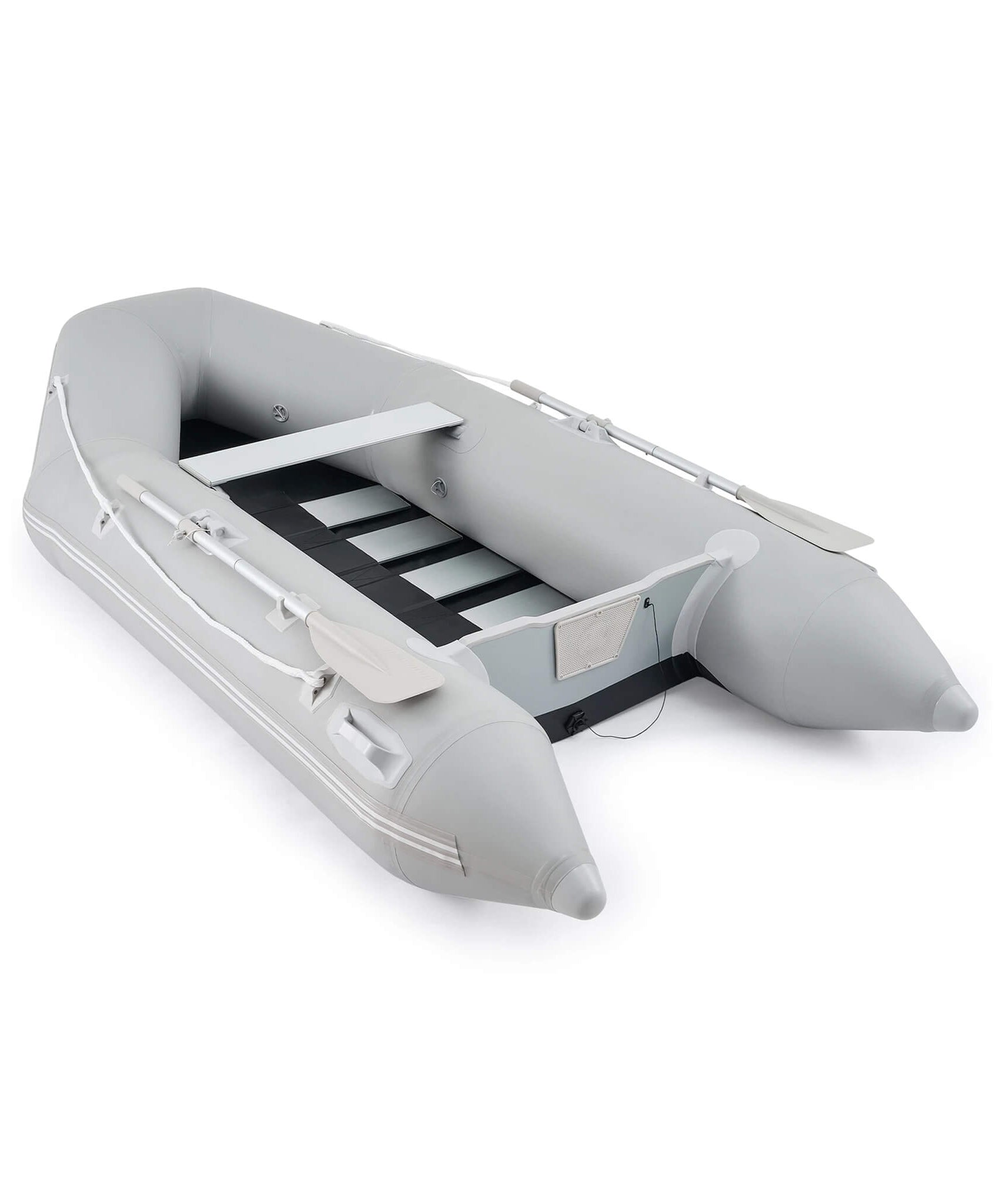 Virtue US 10FT 4-Person Heavy-Duty Inflatable Dinghy Transom Sport Tender Boat (SAK98153)