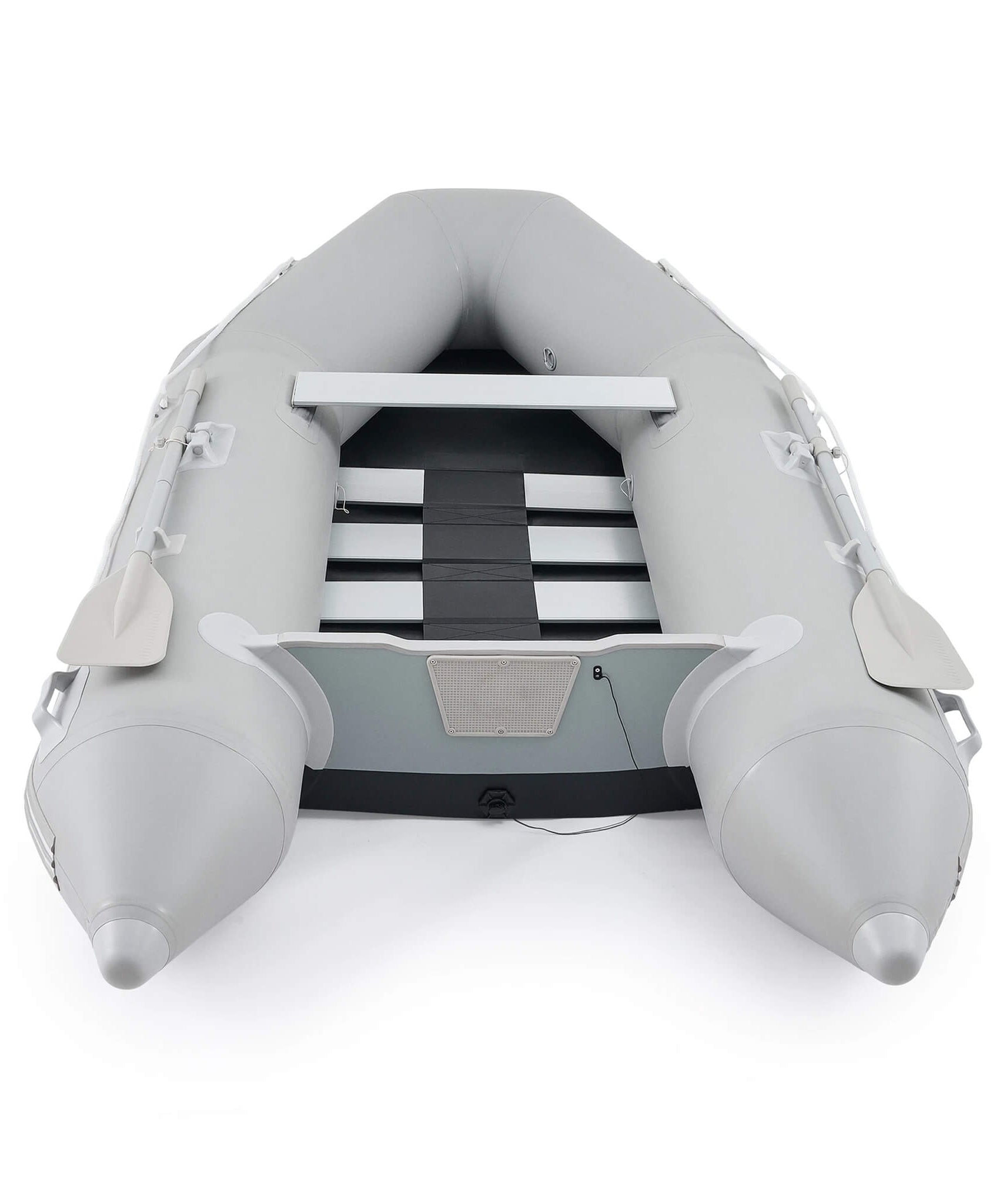 Virtue US 10FT 4-Person Heavy-Duty Inflatable Dinghy Transom Sport Tender Boat (SAK98153)