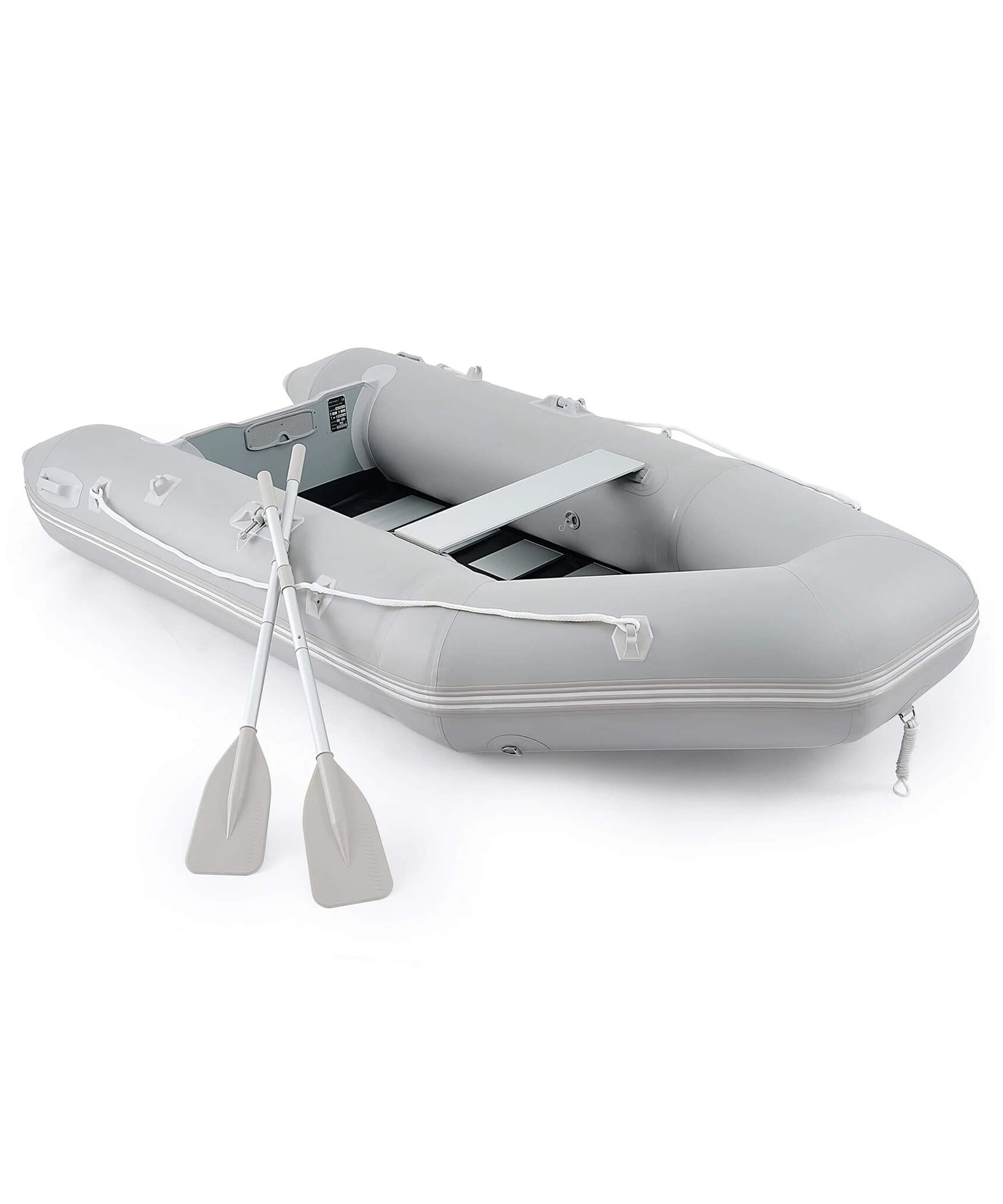 Virtue US 10FT 4-Person Heavy-Duty Inflatable Dinghy Transom Sport Tender Boat (SAK98153)