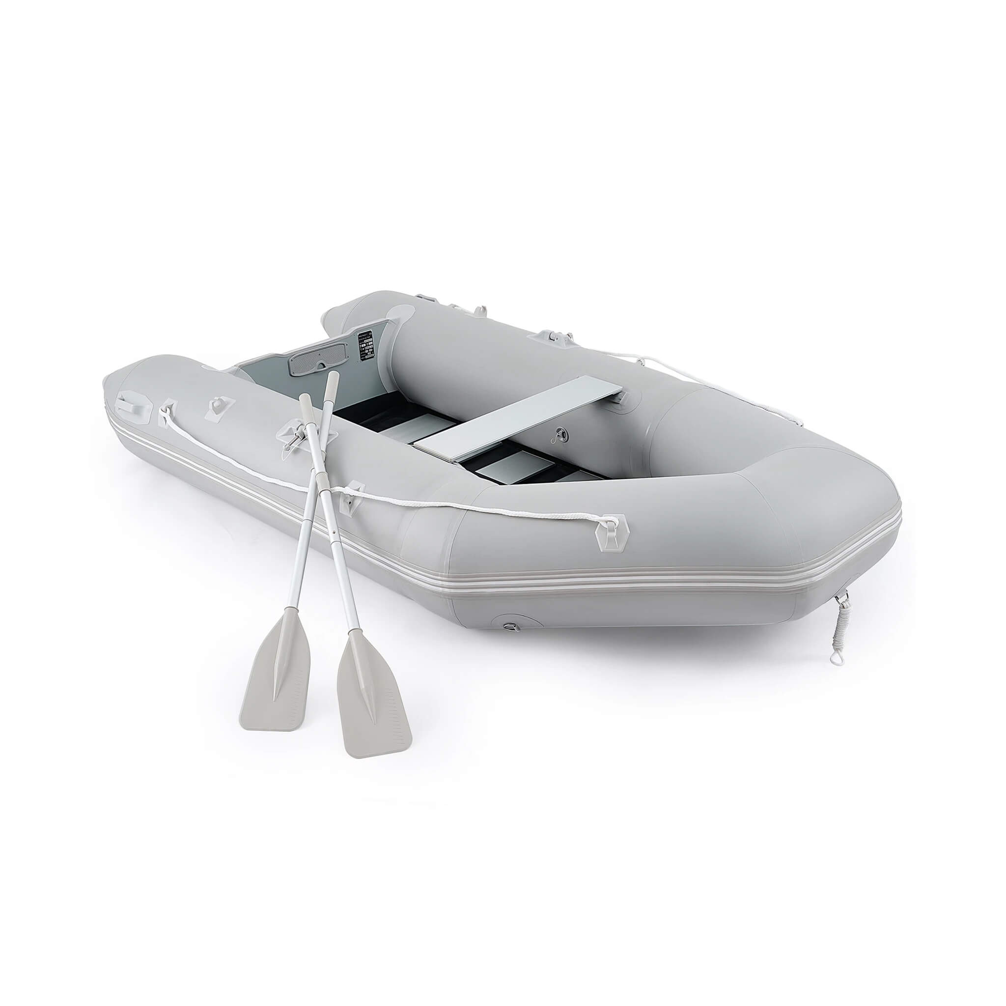 Virtue US 10FT 4-Person Heavy-Duty Inflatable Dinghy Transom Sport Tender Boat (SAK98153)