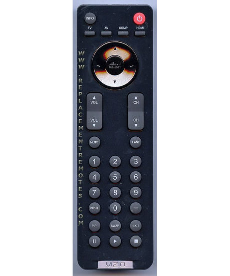 Substitute for Vizio VR4 Standard TV Remote Control - 098GRABDYNEVZJ - (Generic VR1)